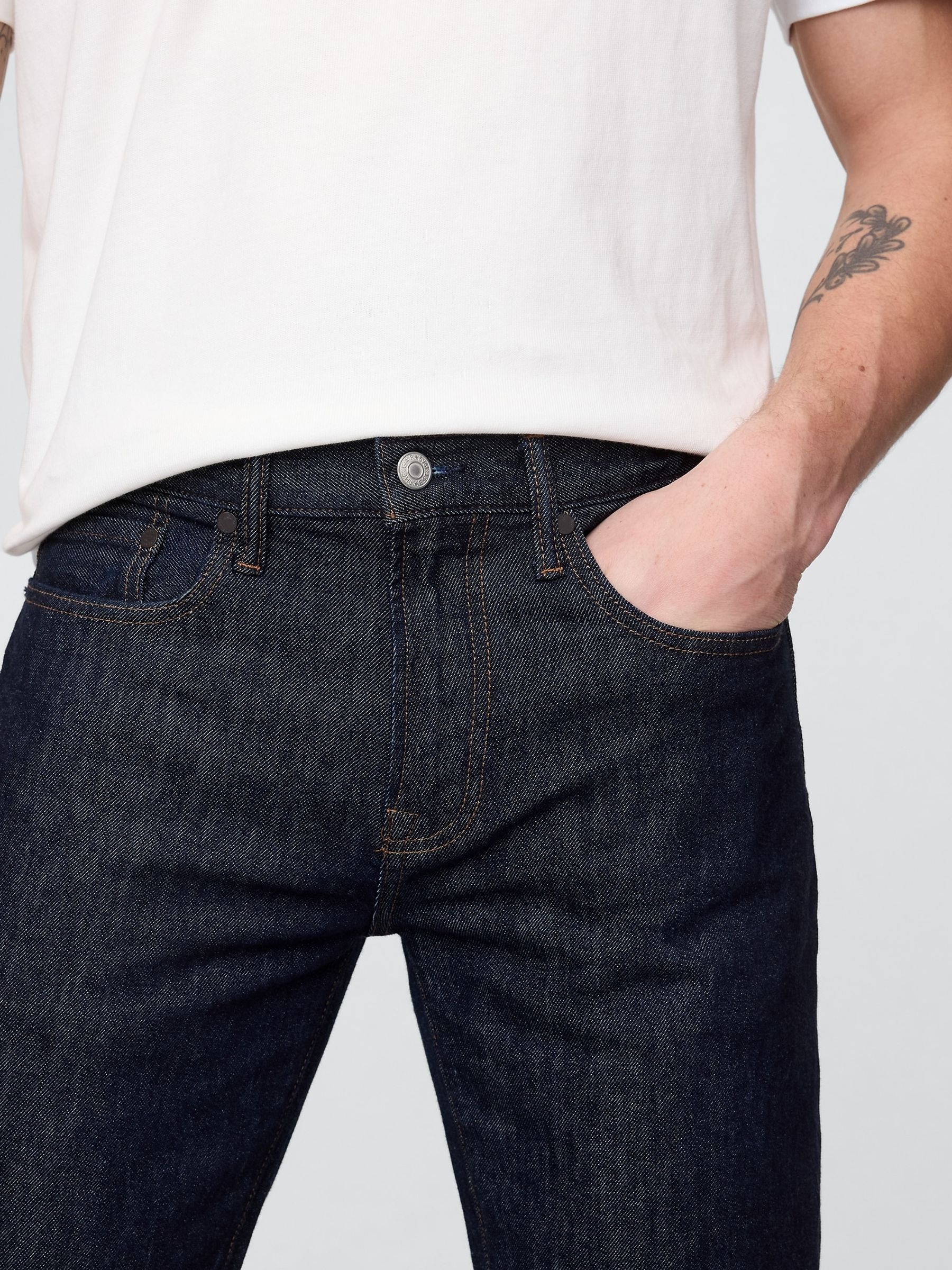 Dark Wash Slim Jeans - Image 9 of 12