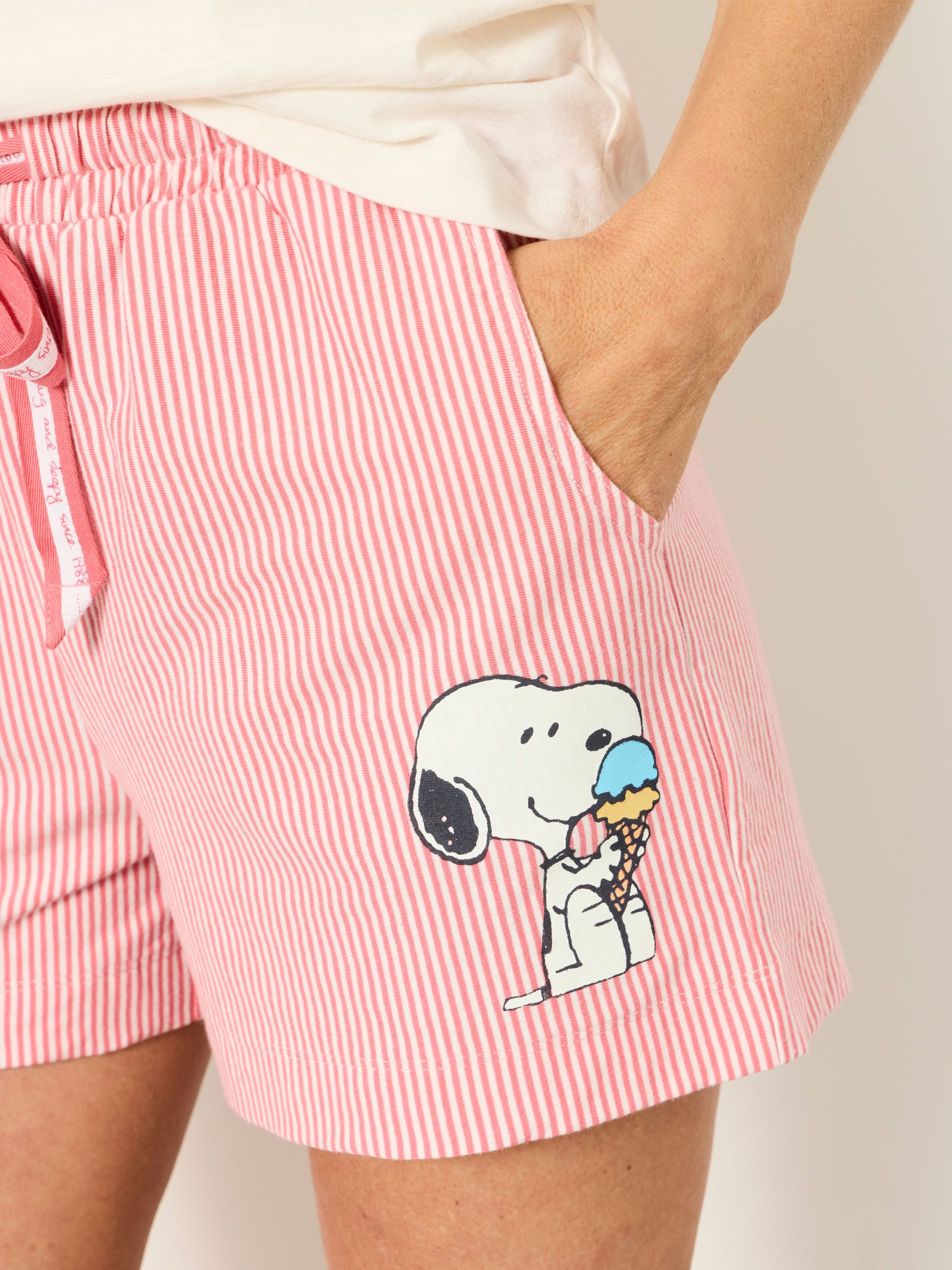 Pink Summer Snoopy Short Set - Image 5 of 8