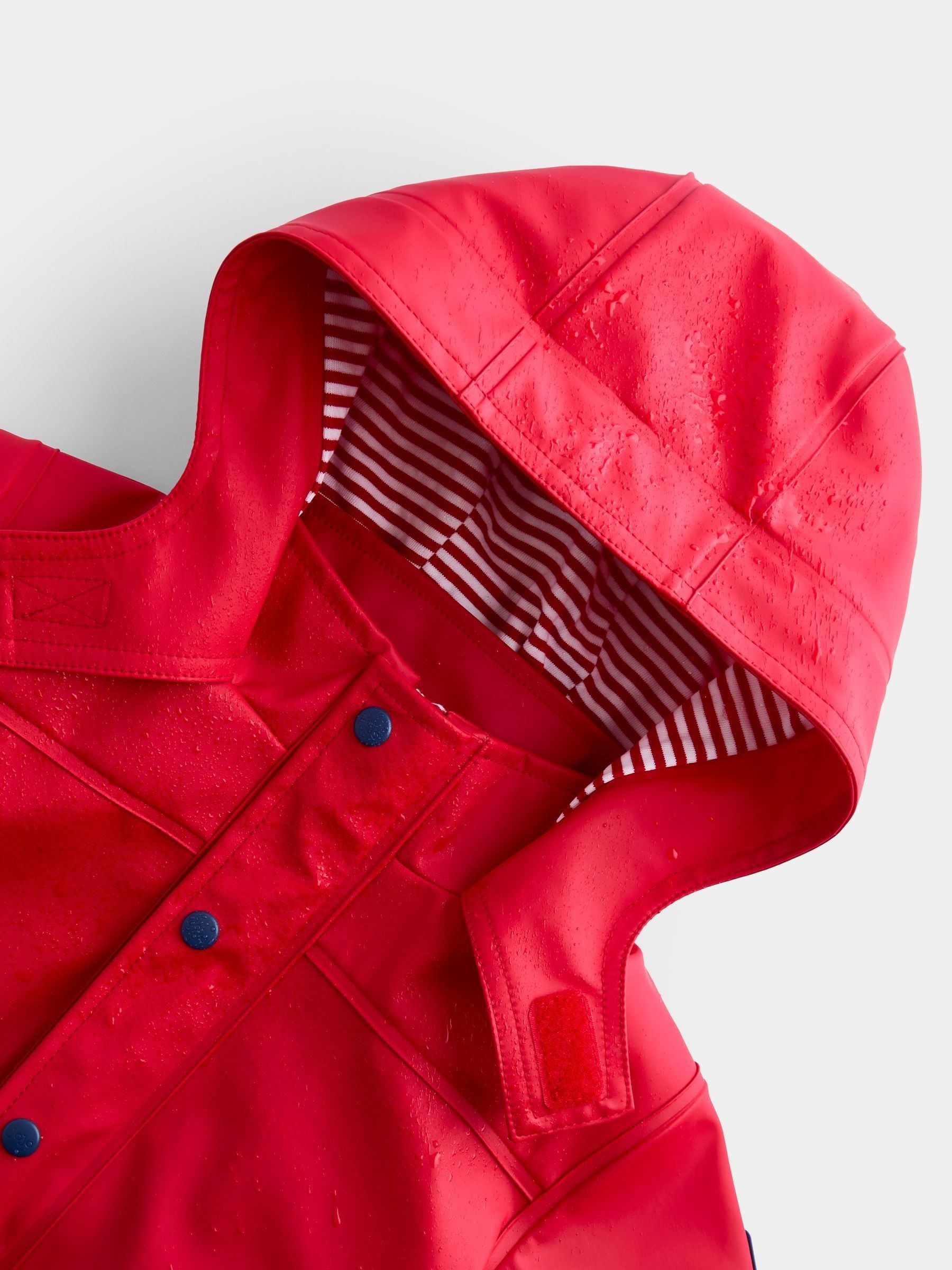 Red Jersey Lined Fisherman Jacket - Image 5 of 6