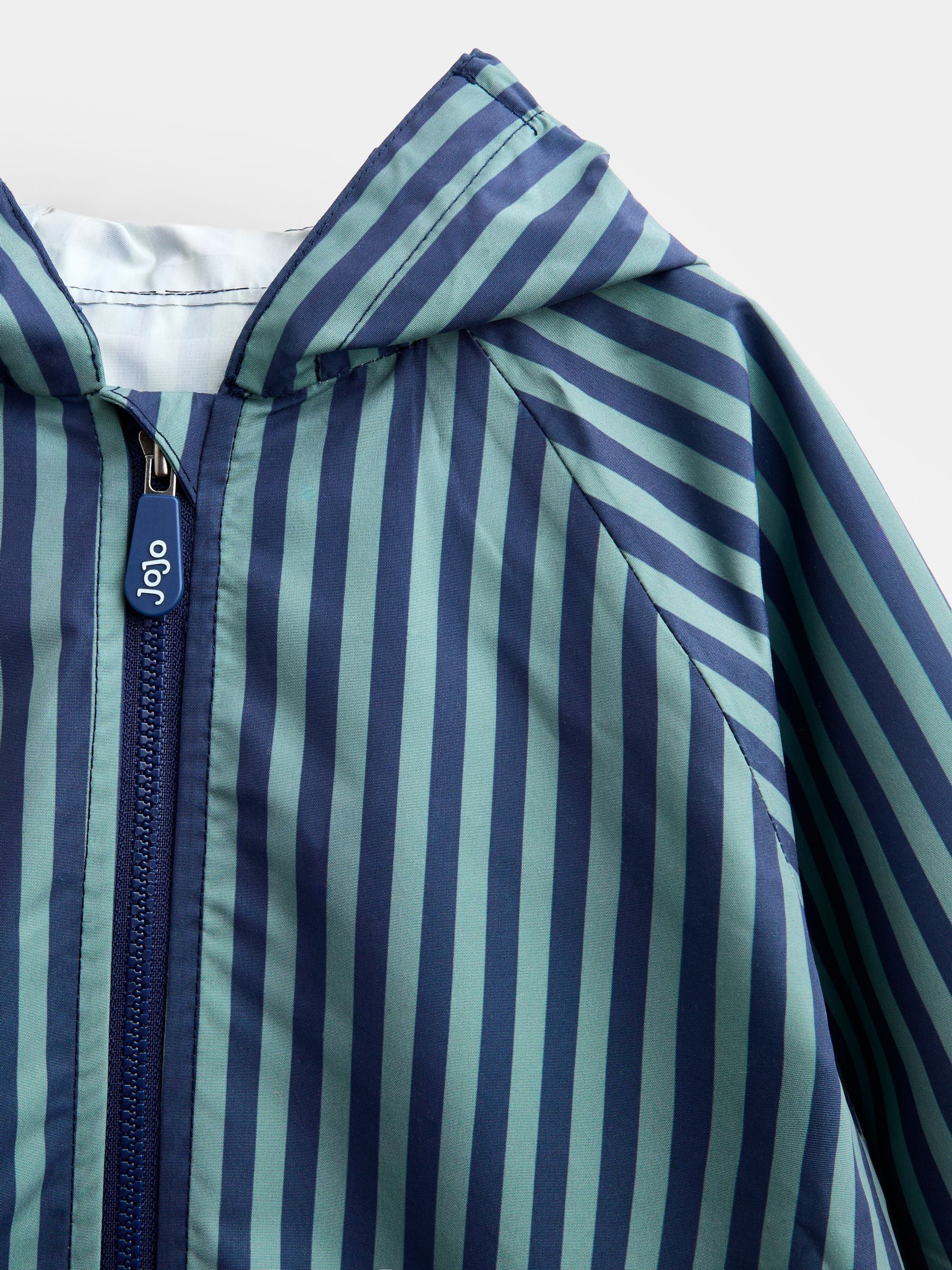 Green Stripe Waterproof Packaway Jacket - Image 5 of 5