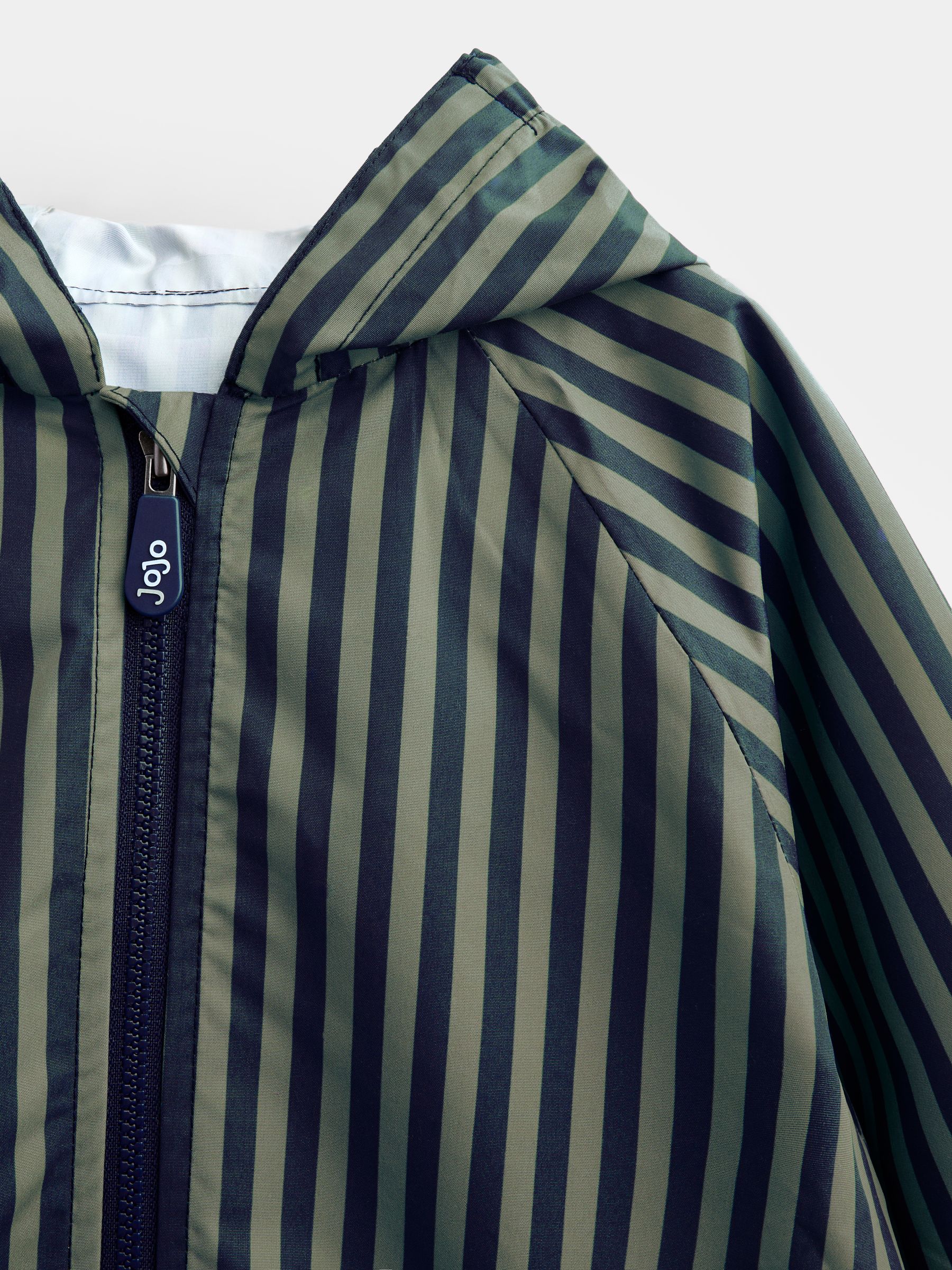 Green Stripe Waterproof Packaway Jacket - Image 6 of 7