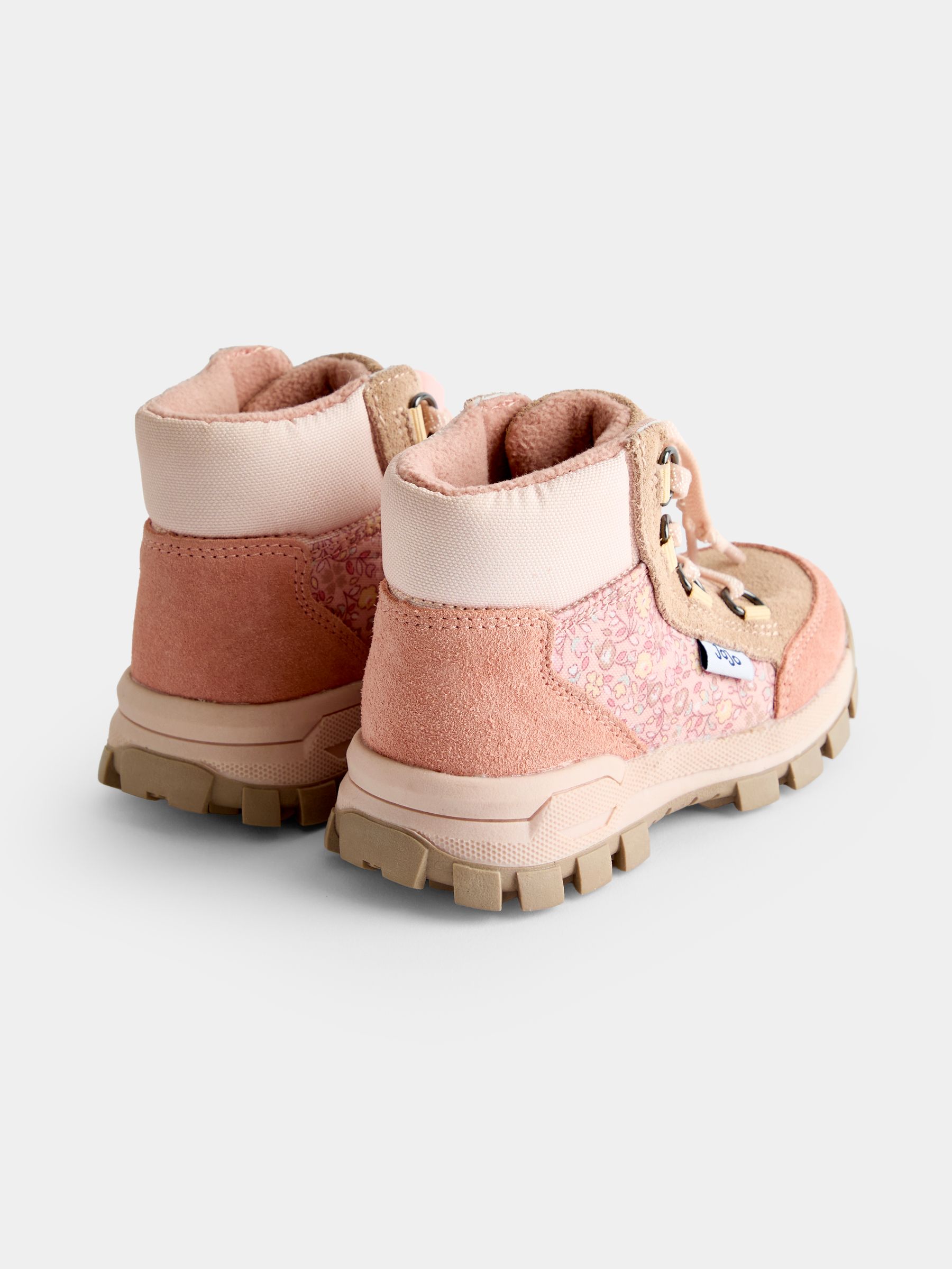 Pink Floral Hiking Boots - Image 2 of 4
