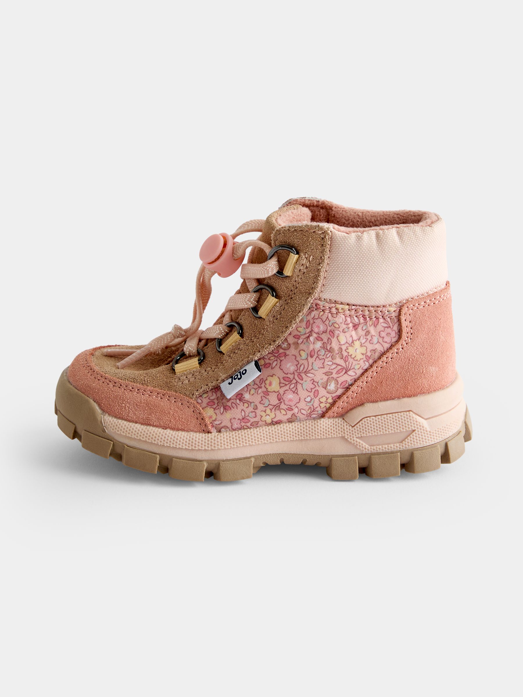Pink Floral Hiking Boots - Image 4 of 4 Pink Floral Hiking Boots - Image 4 of 4