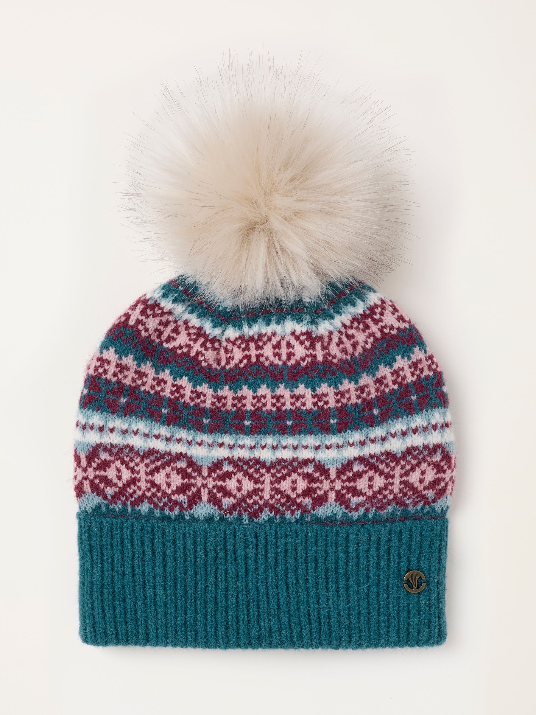 Multi Fairisles Bobble Hat - Image 1 of 3