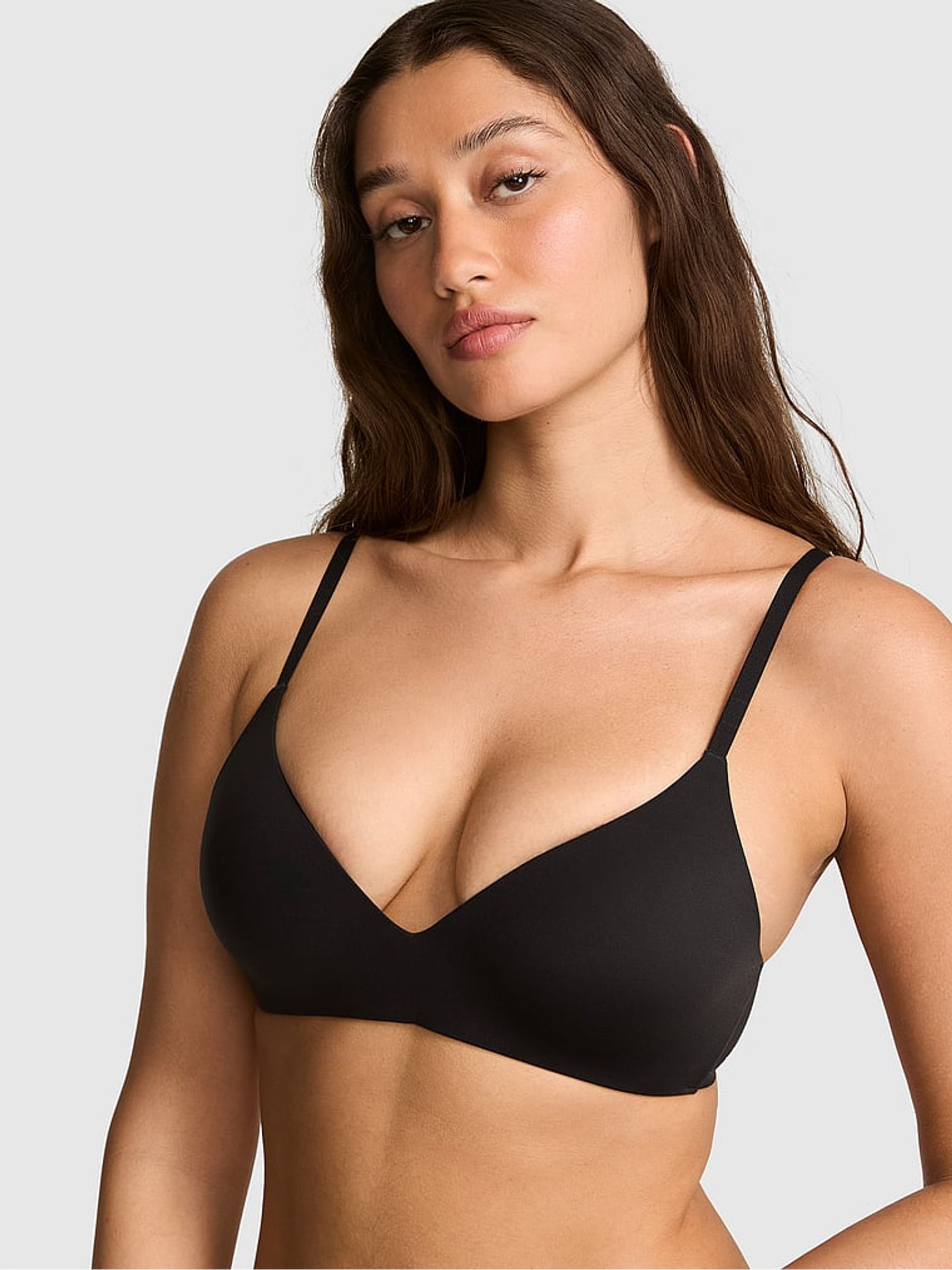 Black Non Wired Push Up Bra - Image 1 of 4
