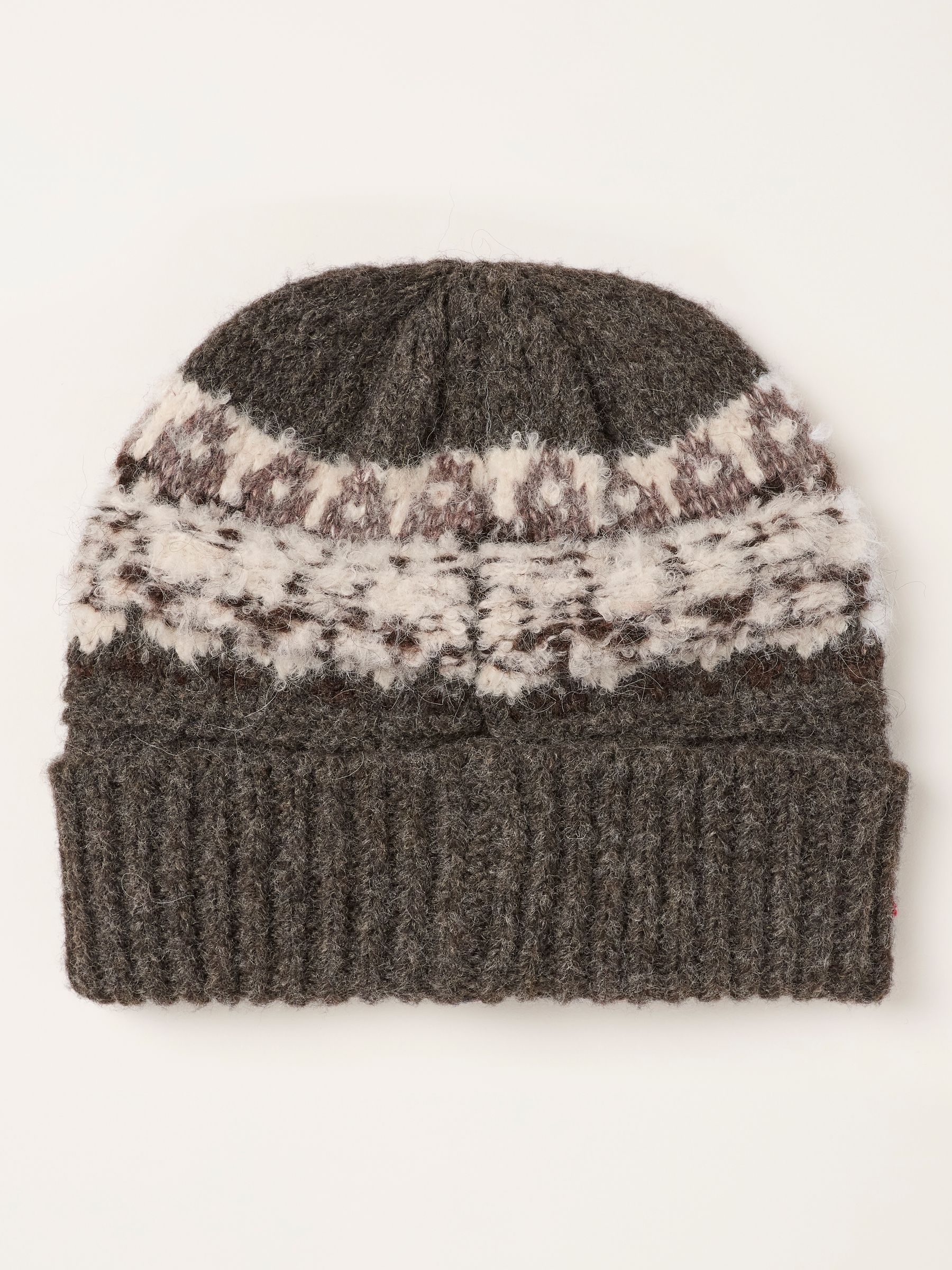 Brown Fairisles Brushed Beanie - Image 2 of 3