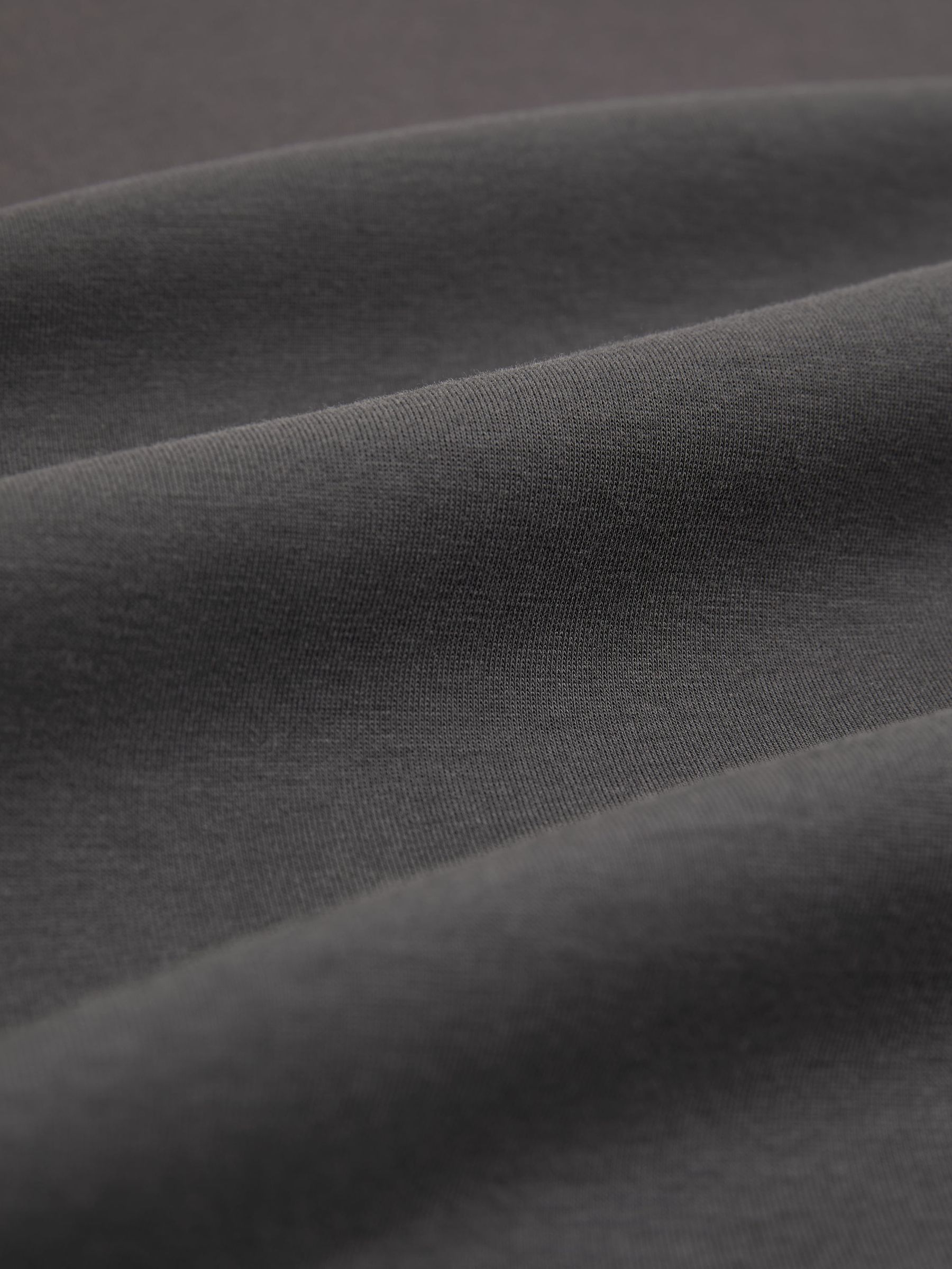Premium Interlock Modern-Fit T-Shirt in Charcoal Grey - Image 7 of 7