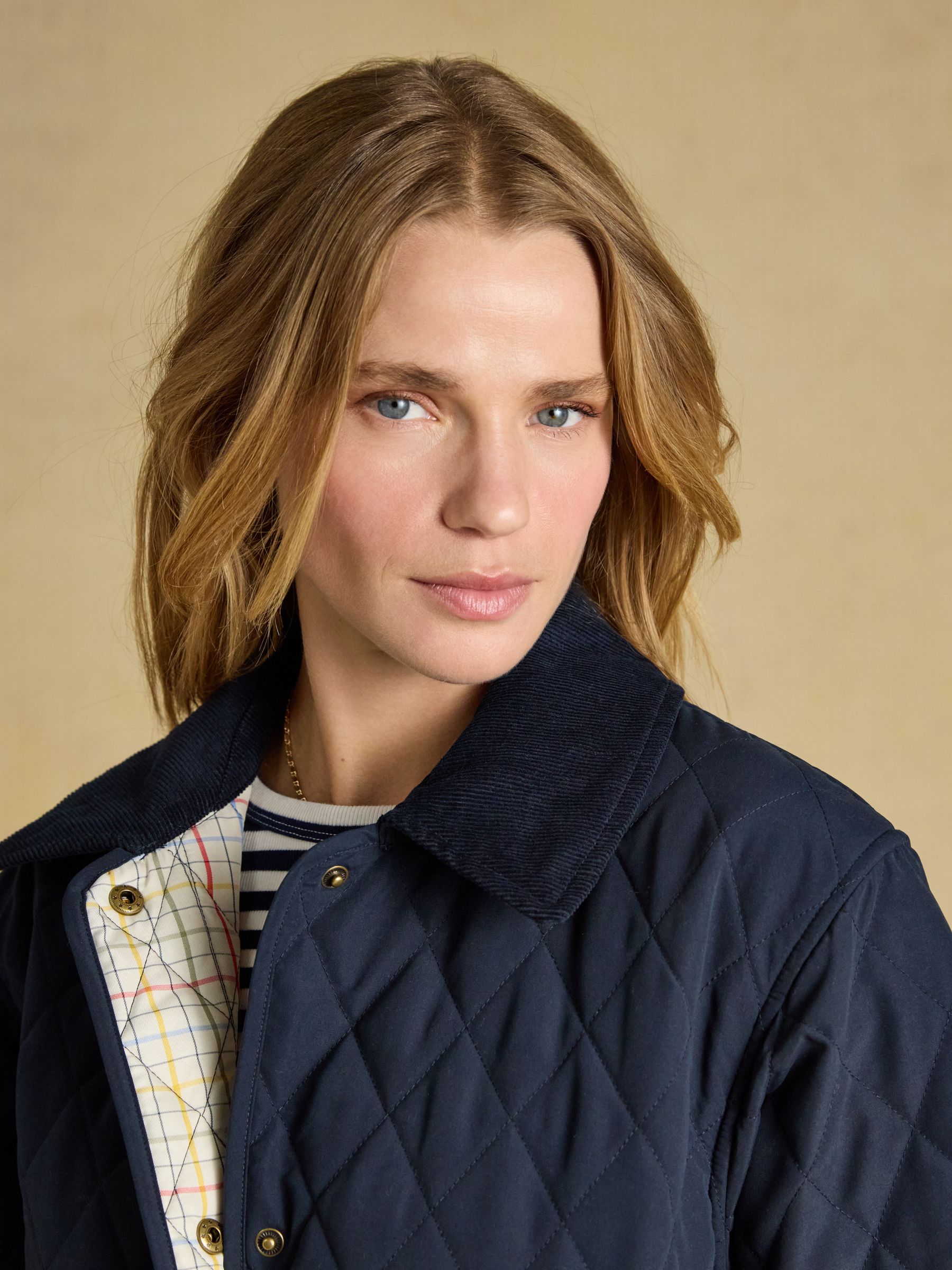 Oakham Navy Oversized Quilted Barn Jacket - Image 8 of 12