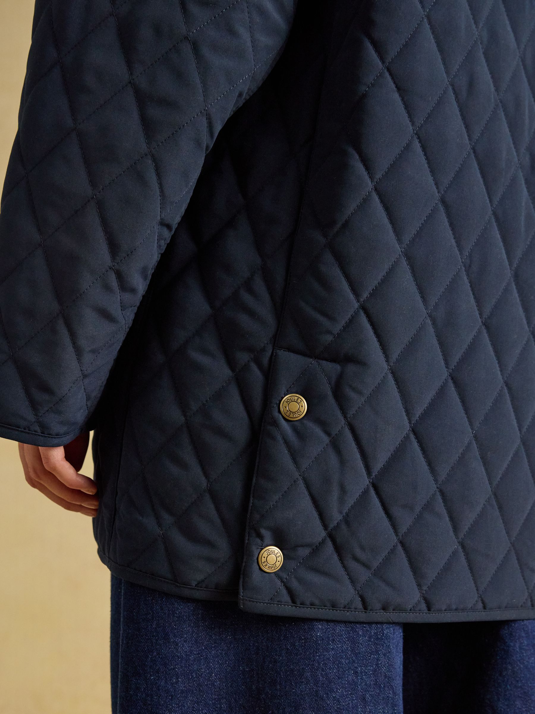 Oakham Navy Oversized Quilted Barn Jacket - Image 9 of 12