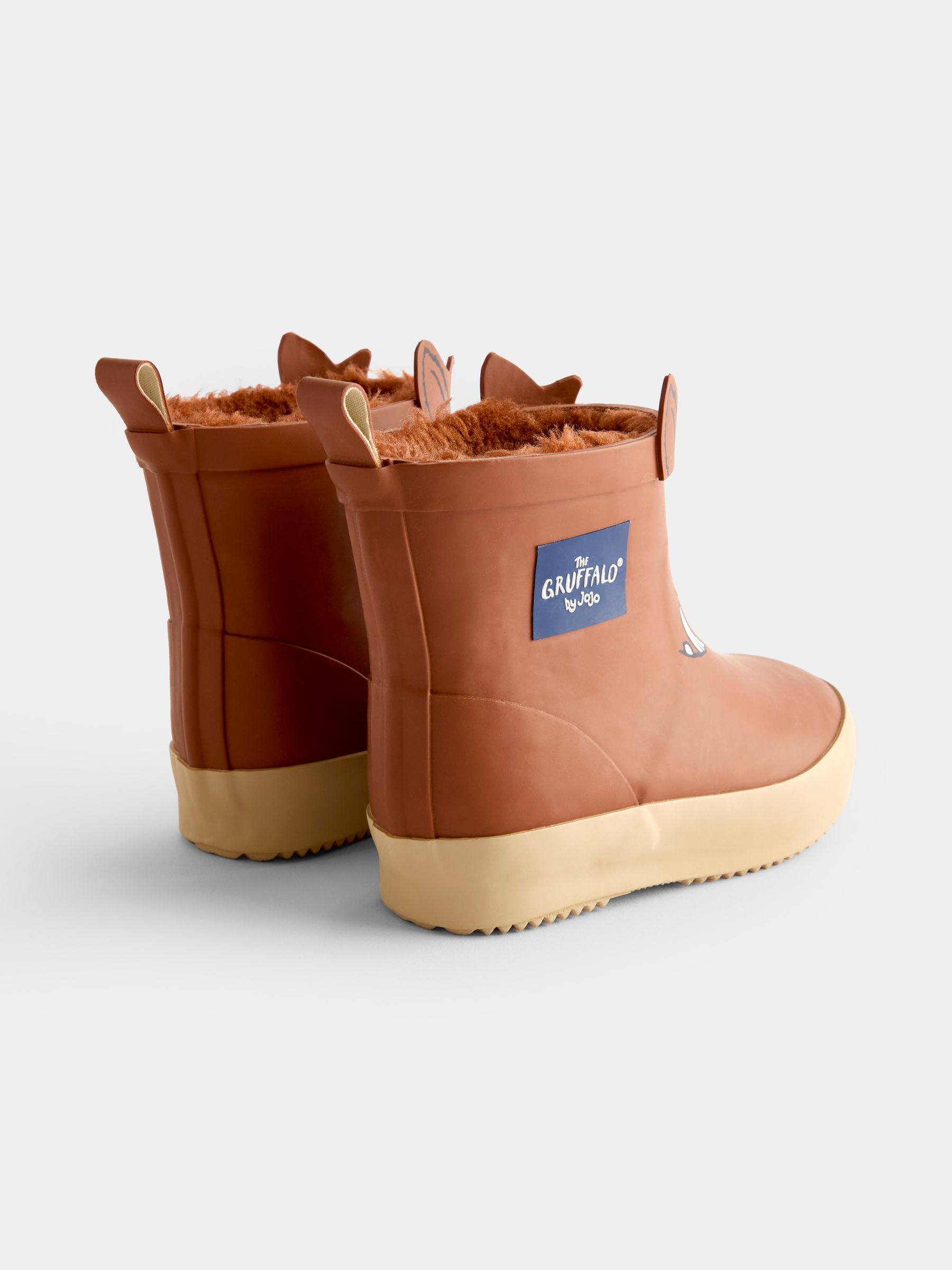 Brown The Gruffalo Short Cosy Lined Wellies - Image 2 of 4 Brown The Gruffalo Short Cosy Lined Wellies - Image 2 of 4
