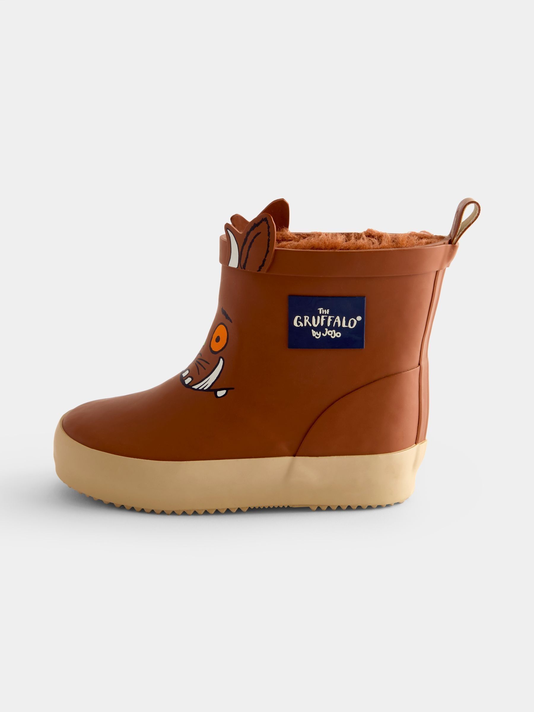 Brown The Gruffalo Short Cosy Lined Wellies - Image 3 of 4