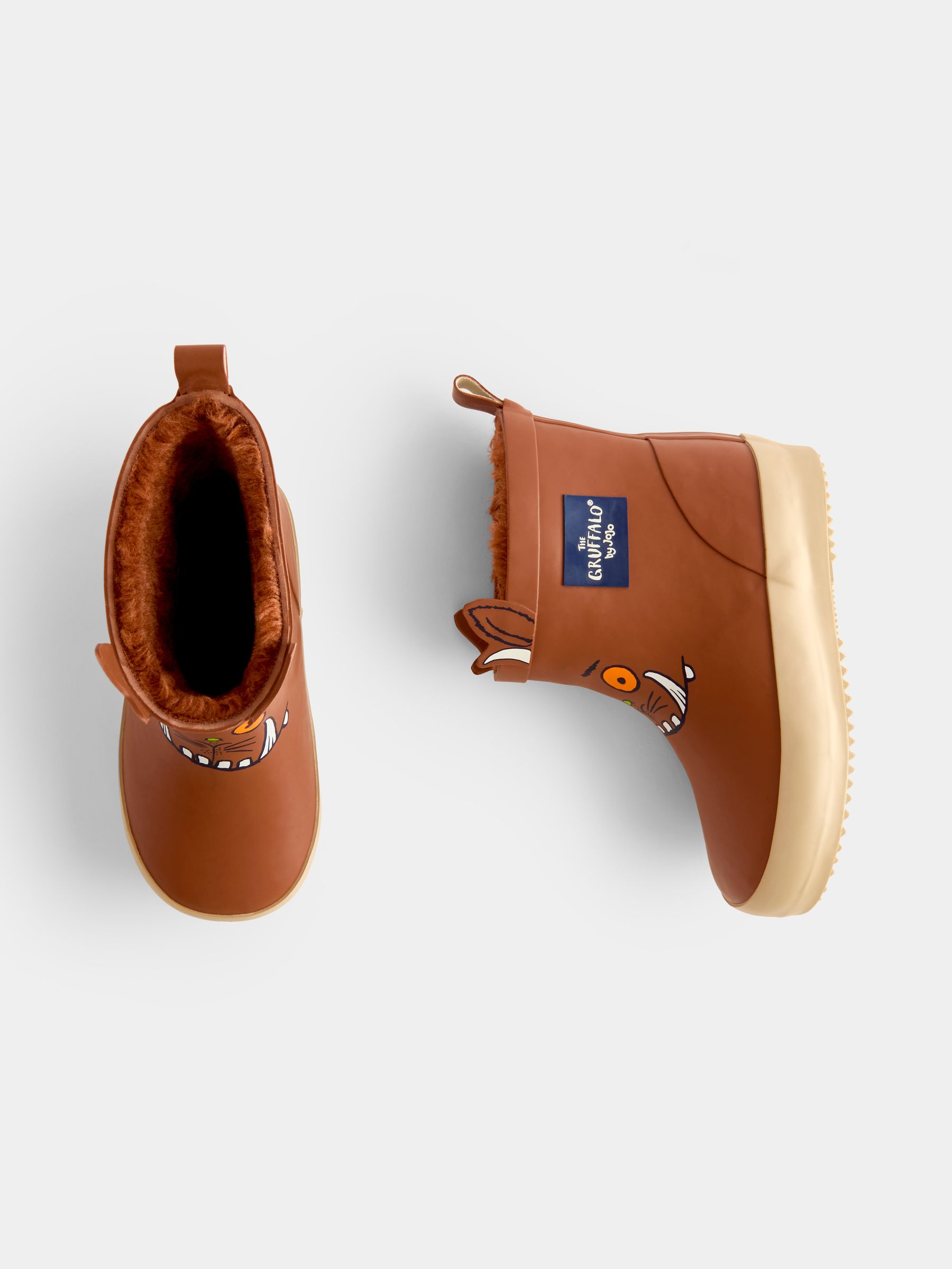Brown The Gruffalo Short Cosy Lined Wellies - Image 4 of 4 Brown The Gruffalo Short Cosy Lined Wellies - Image 4 of 4