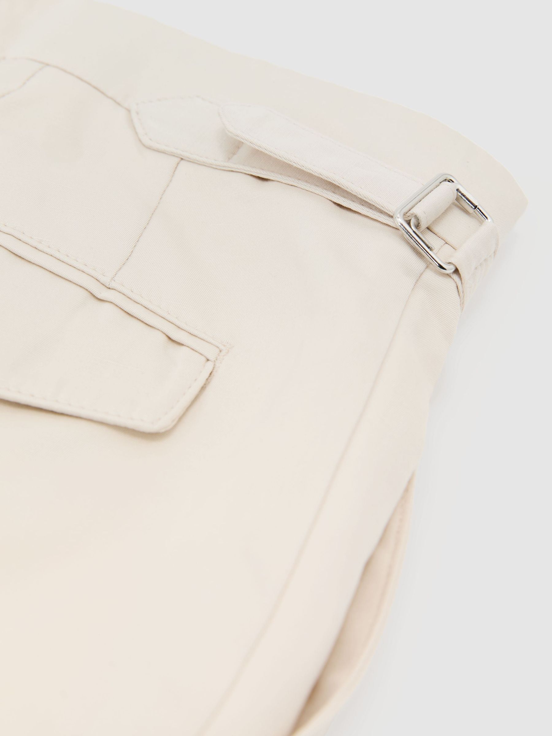 Atelier Cotton-Blend Classic-Fit Trousers in Stone - Billede 7 af 7