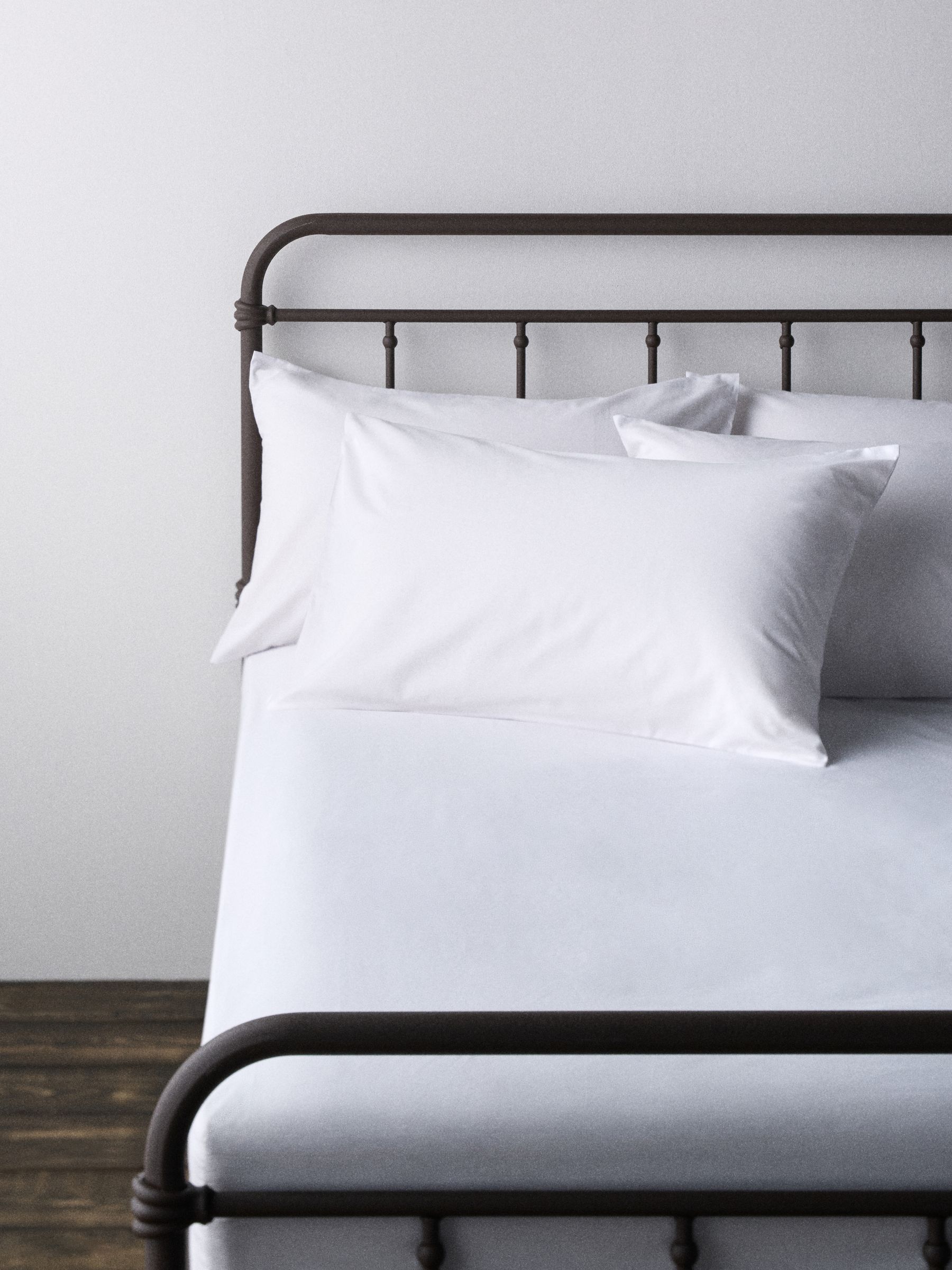 The Set 4 Pack White Fitted Sheets with Pillowcases - Image 2 of 4 The Set 4 Pack White Fitted Sheets with Pillowcases - Image 2 of 4