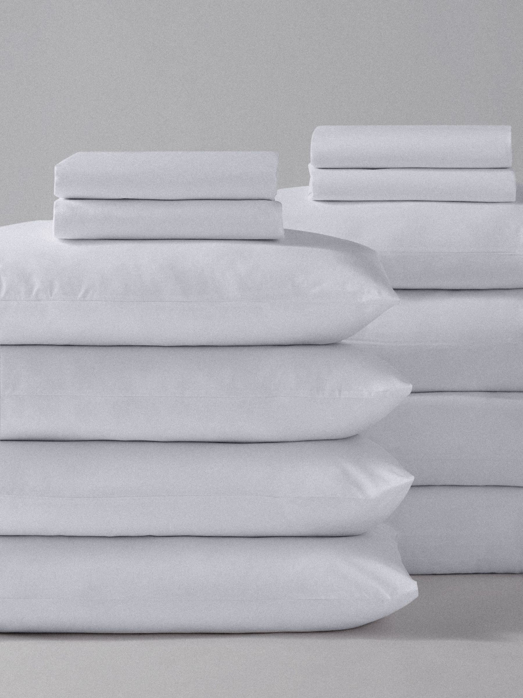 The Set 4 Pack White Fitted Sheets with Pillowcases - Image 3 of 4