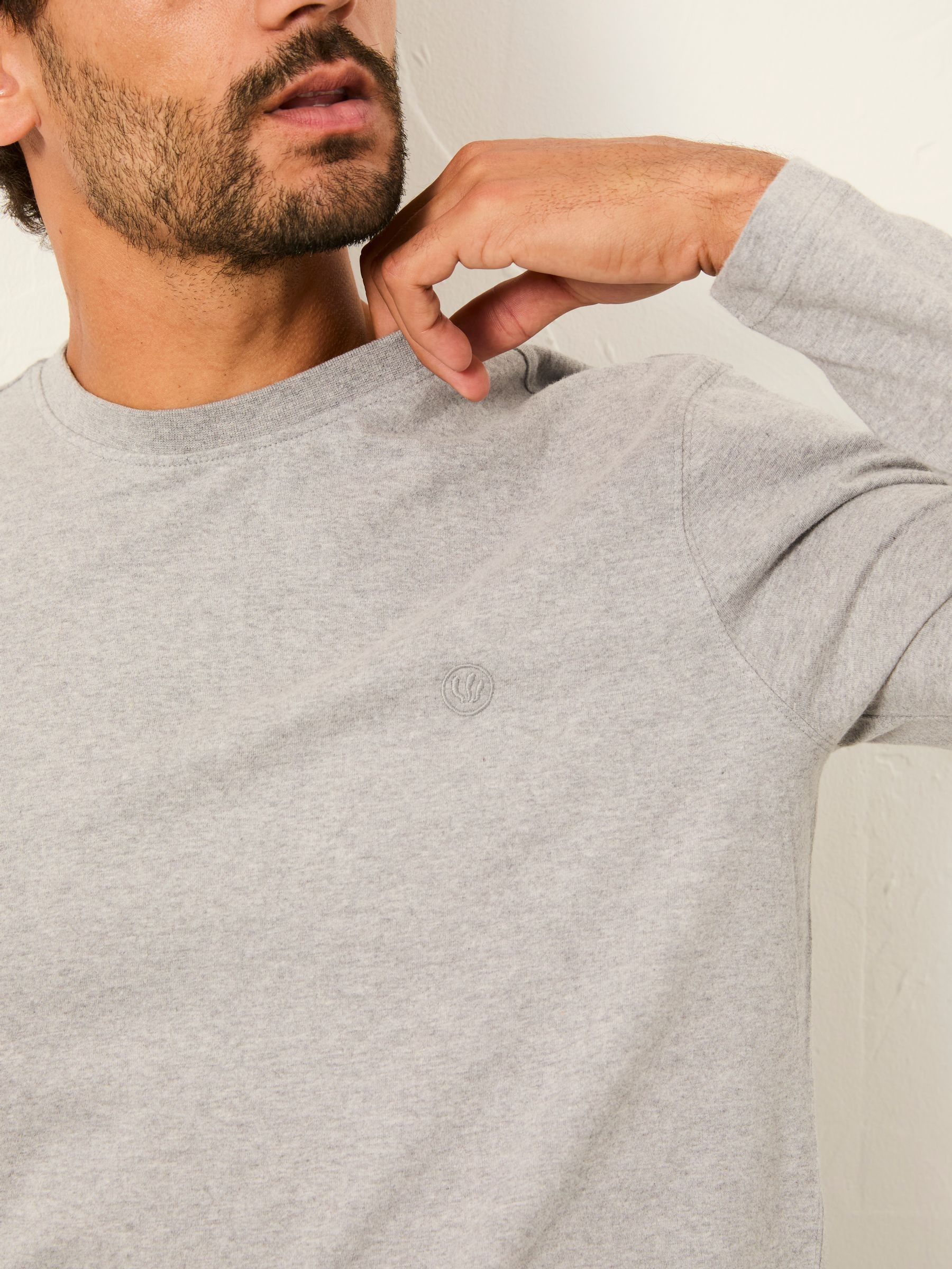 White Long Sleeve T-Shirts 3 Pack - Image 5 of 7