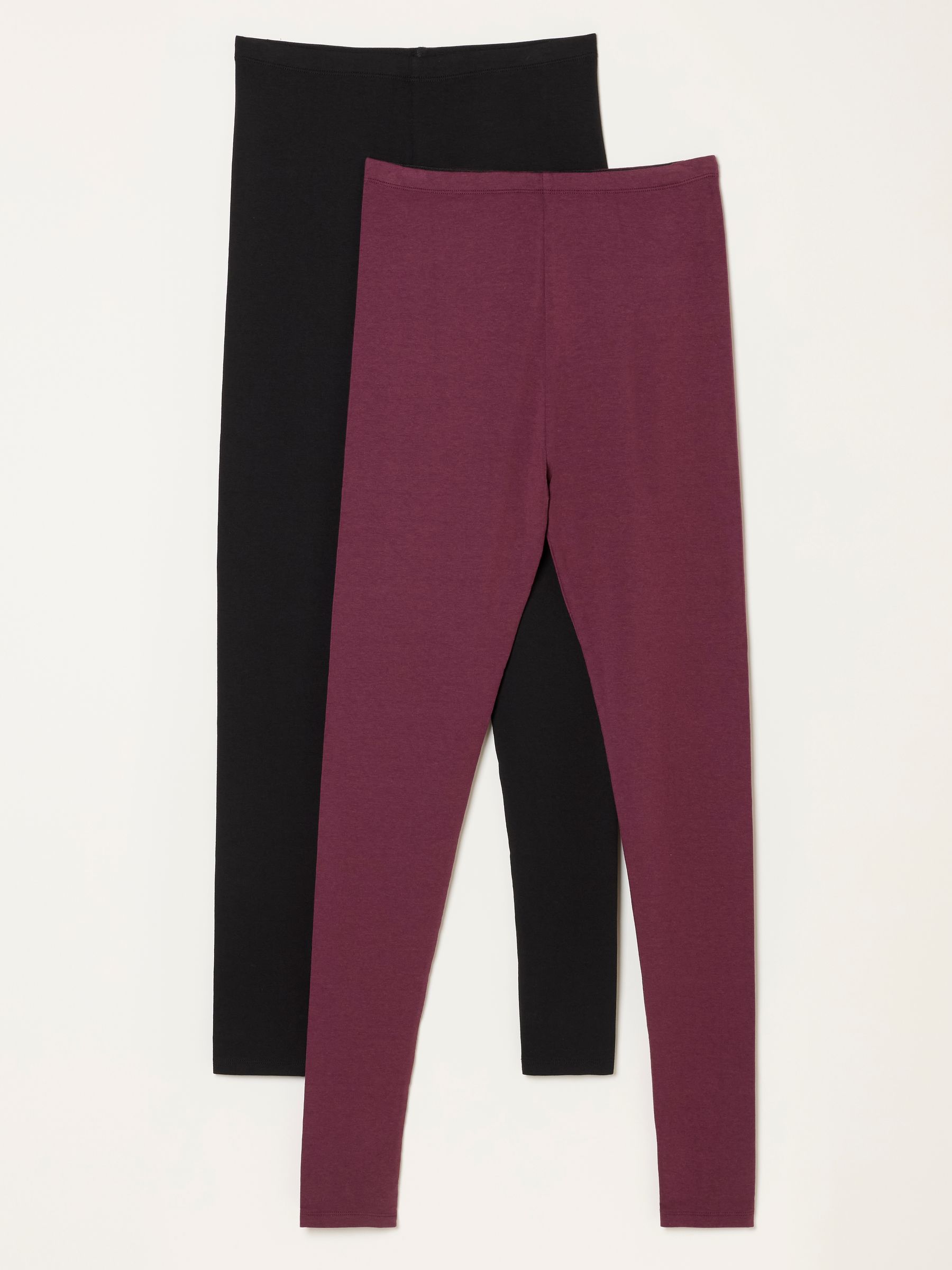 2 Pack Meribel Plum/Black Leggings - Image 1 of 8