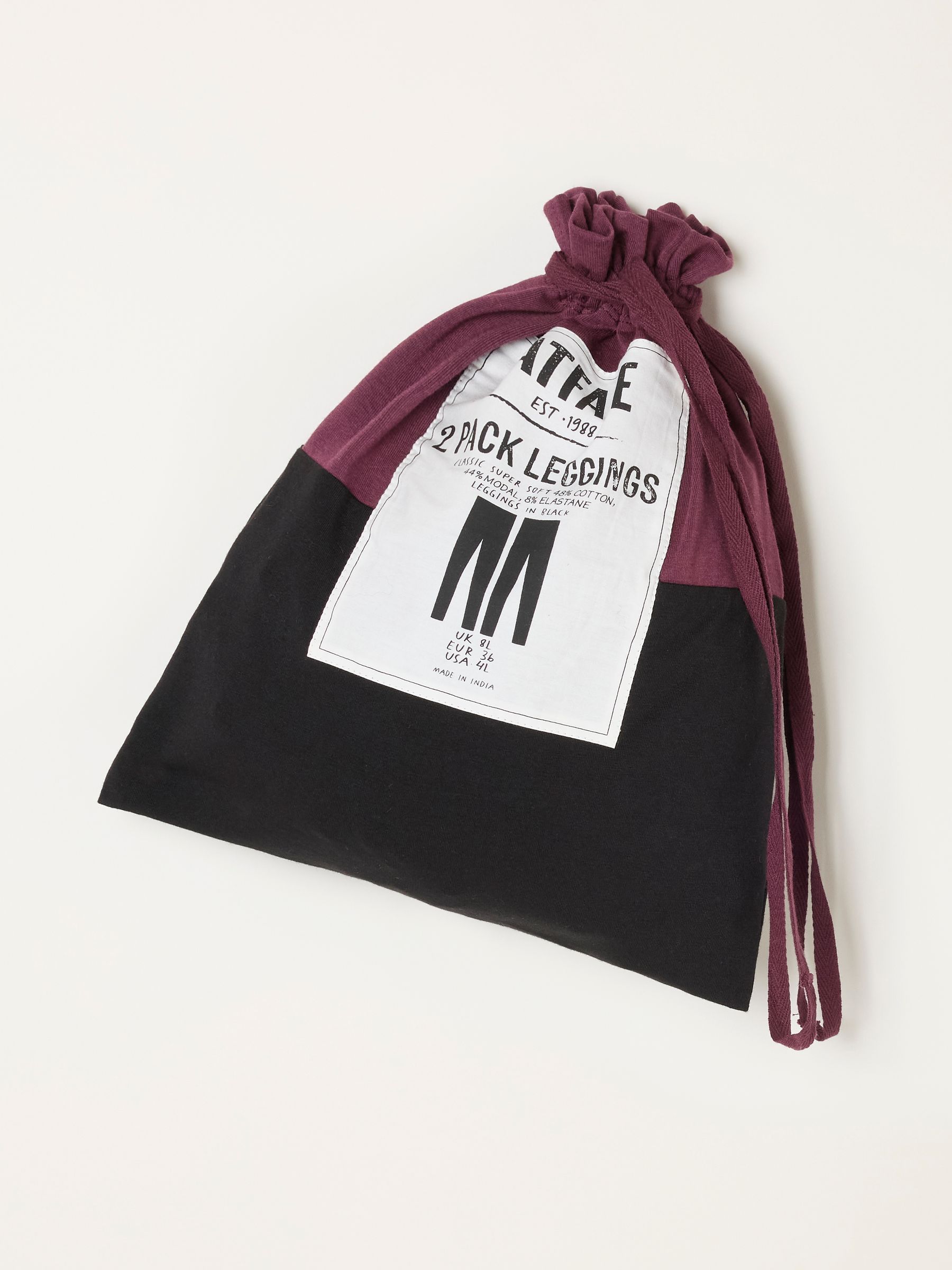 2 Pack Meribel Plum/Black Leggings - Image 8 of 8