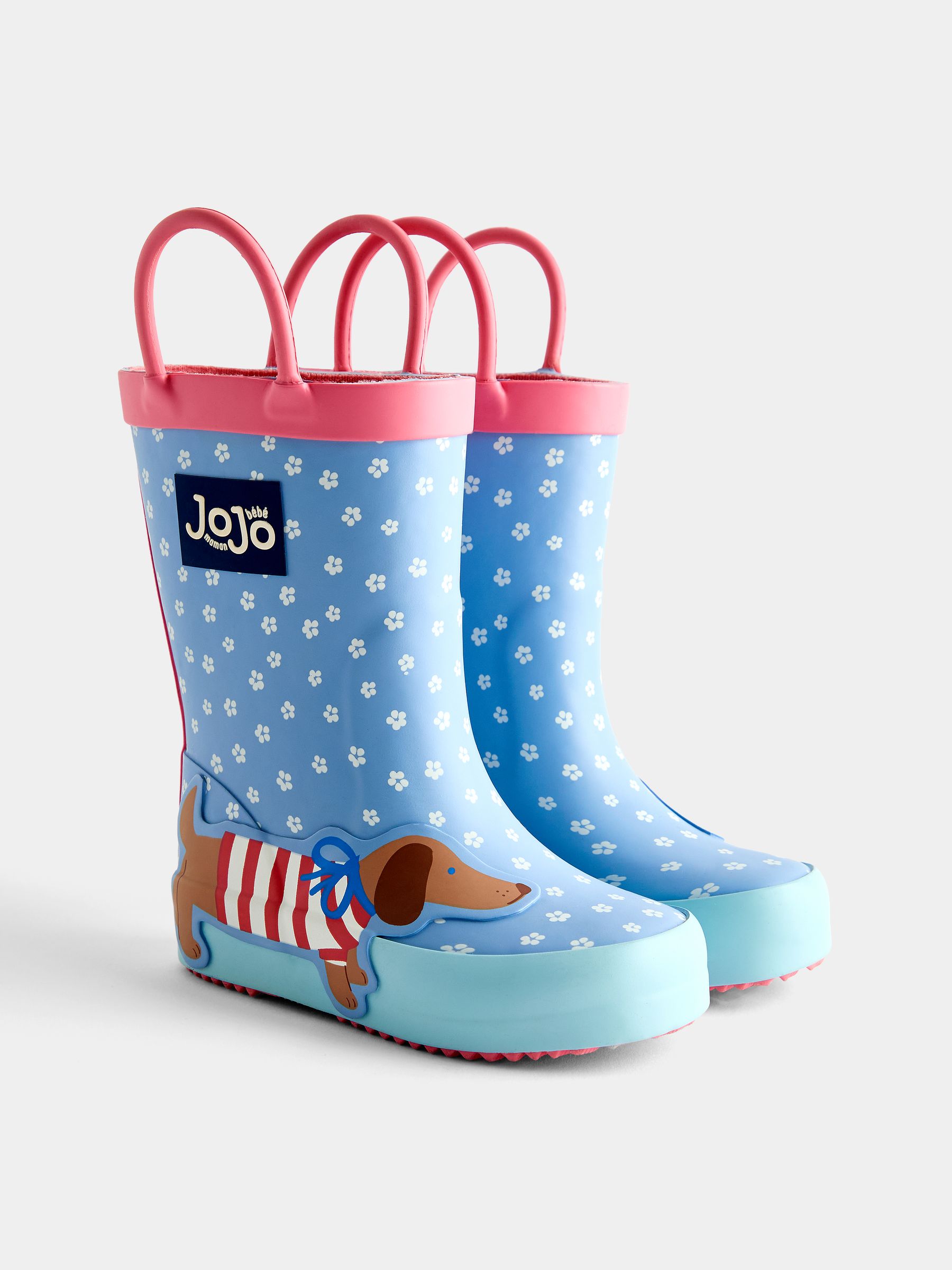 Blue Dachshund Handle Wellies - Image 1 of 4