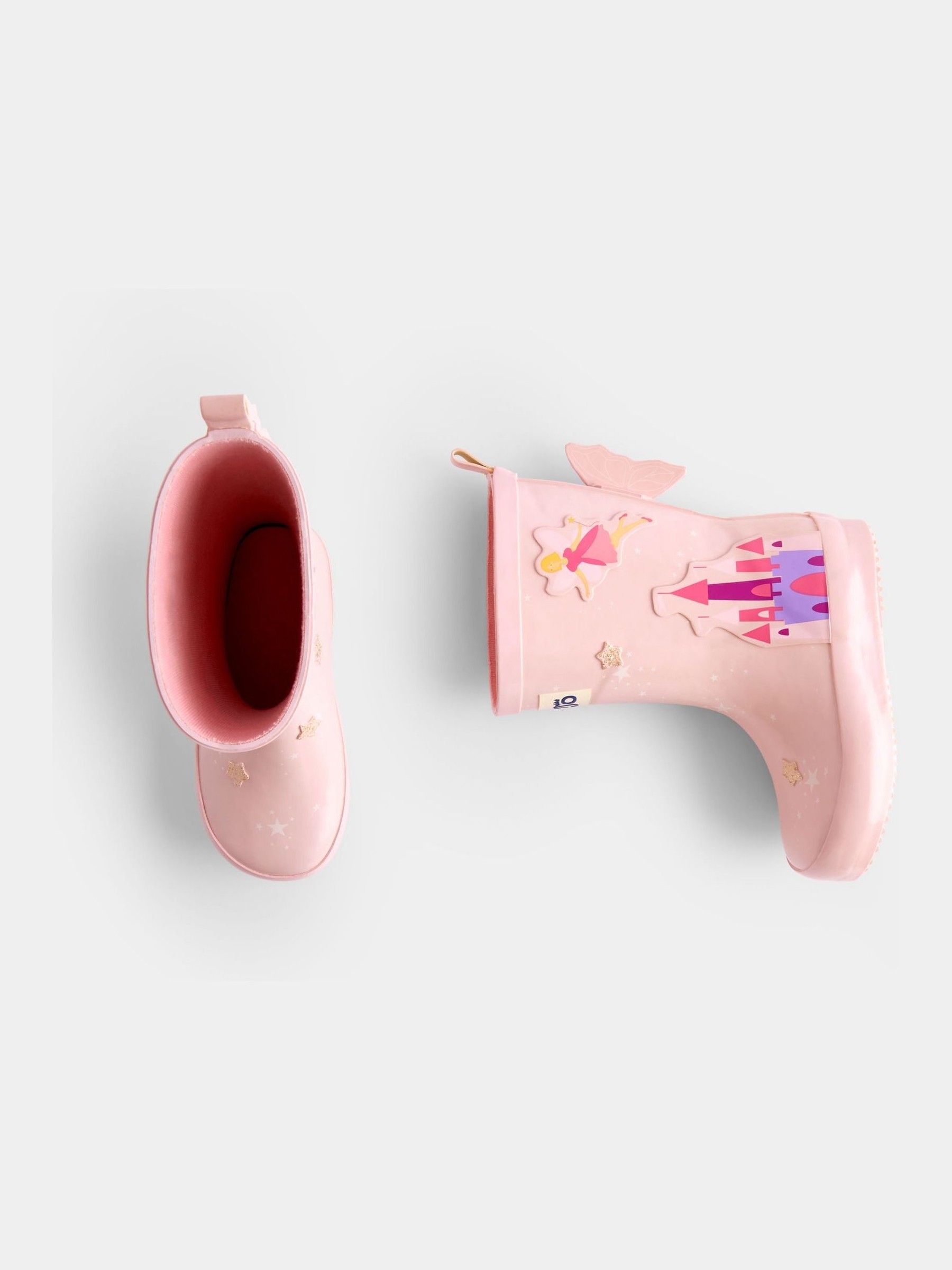 Pink Fairy Wing Cosy Lined Wellies - Image 4 of 5