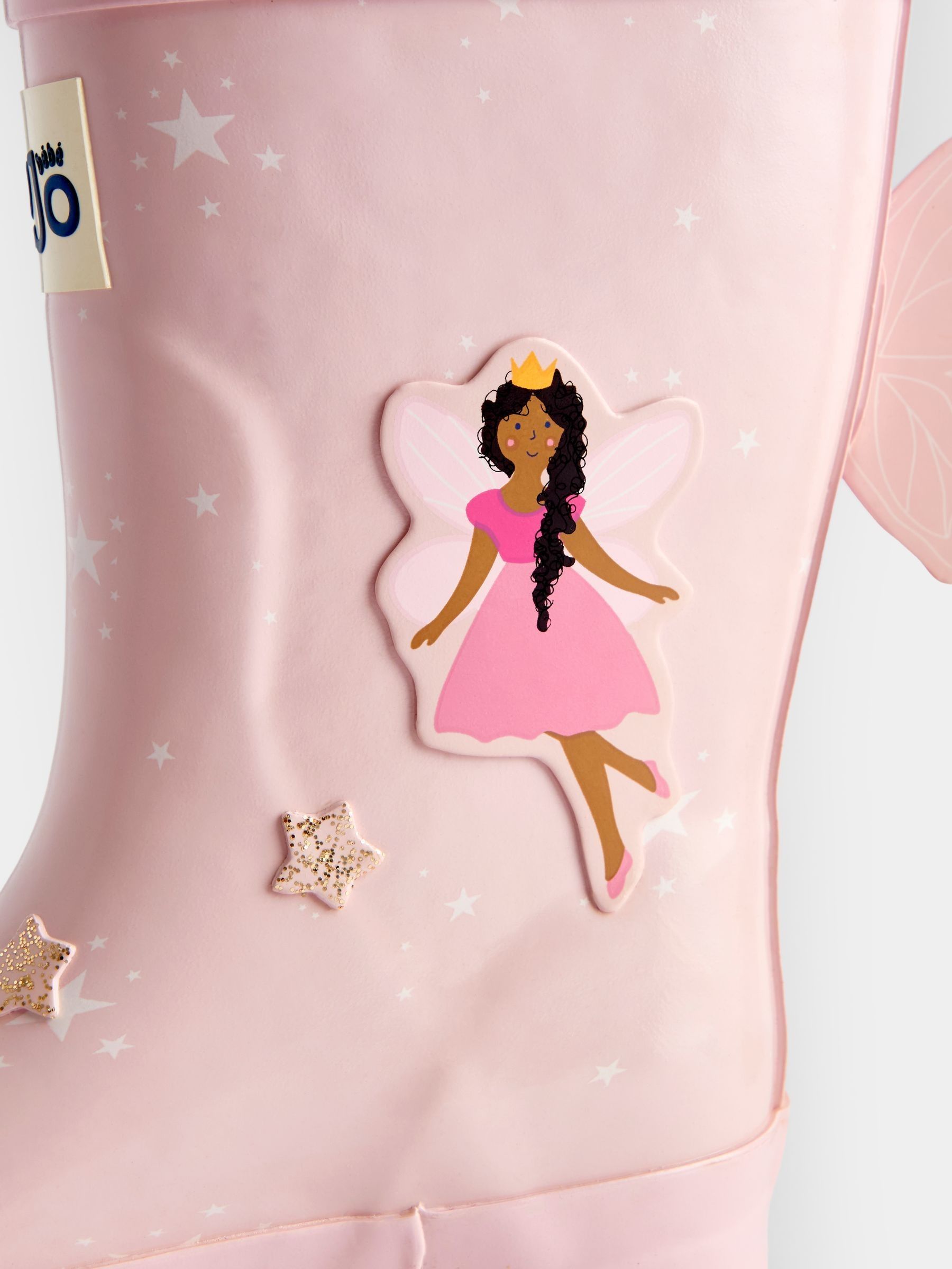 Pink Fairy Wing Cosy Lined Wellies - Image 5 of 5