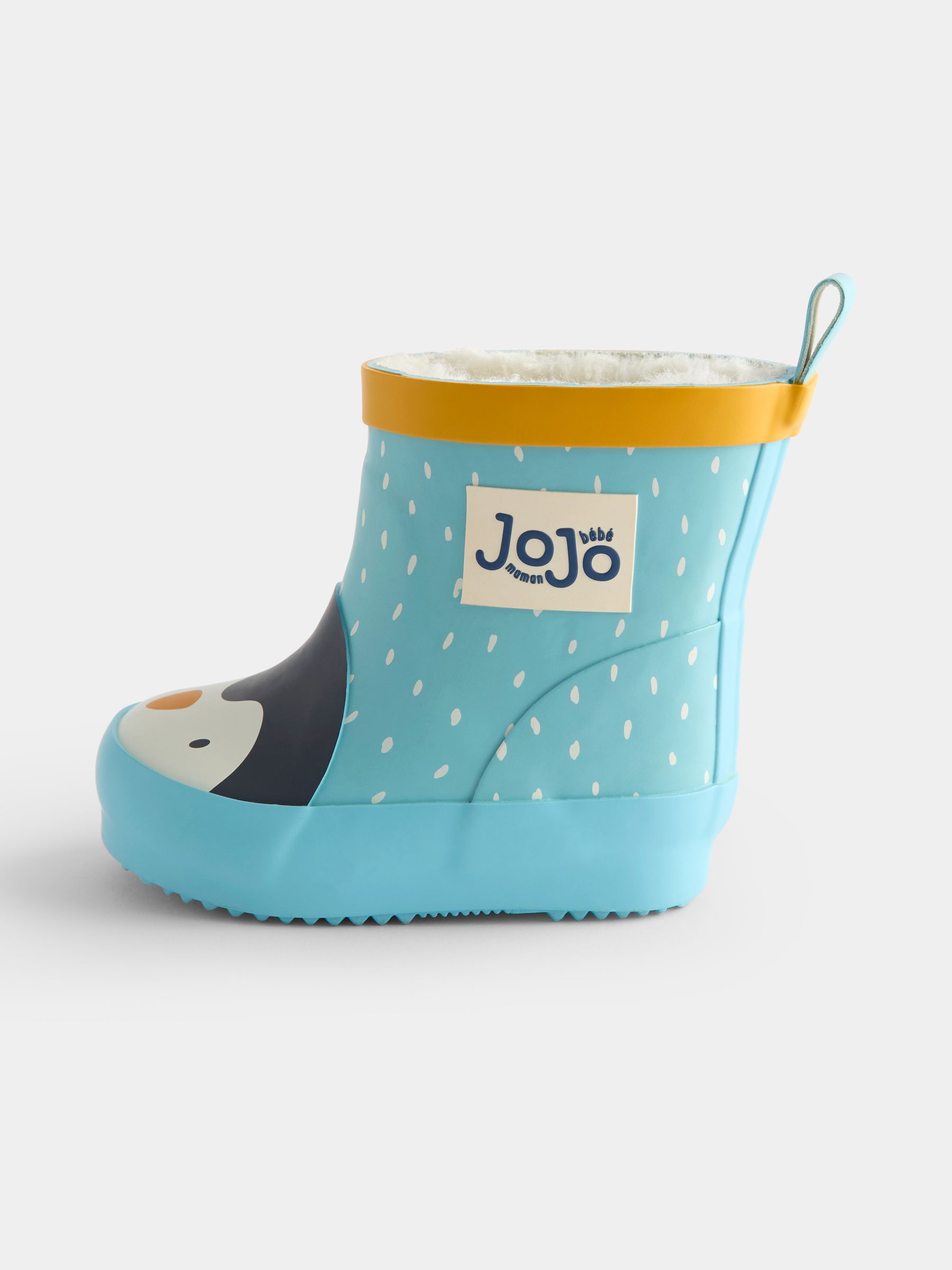 Blue Penguin Character Cosy Lined Wellies - Image 4 of 4