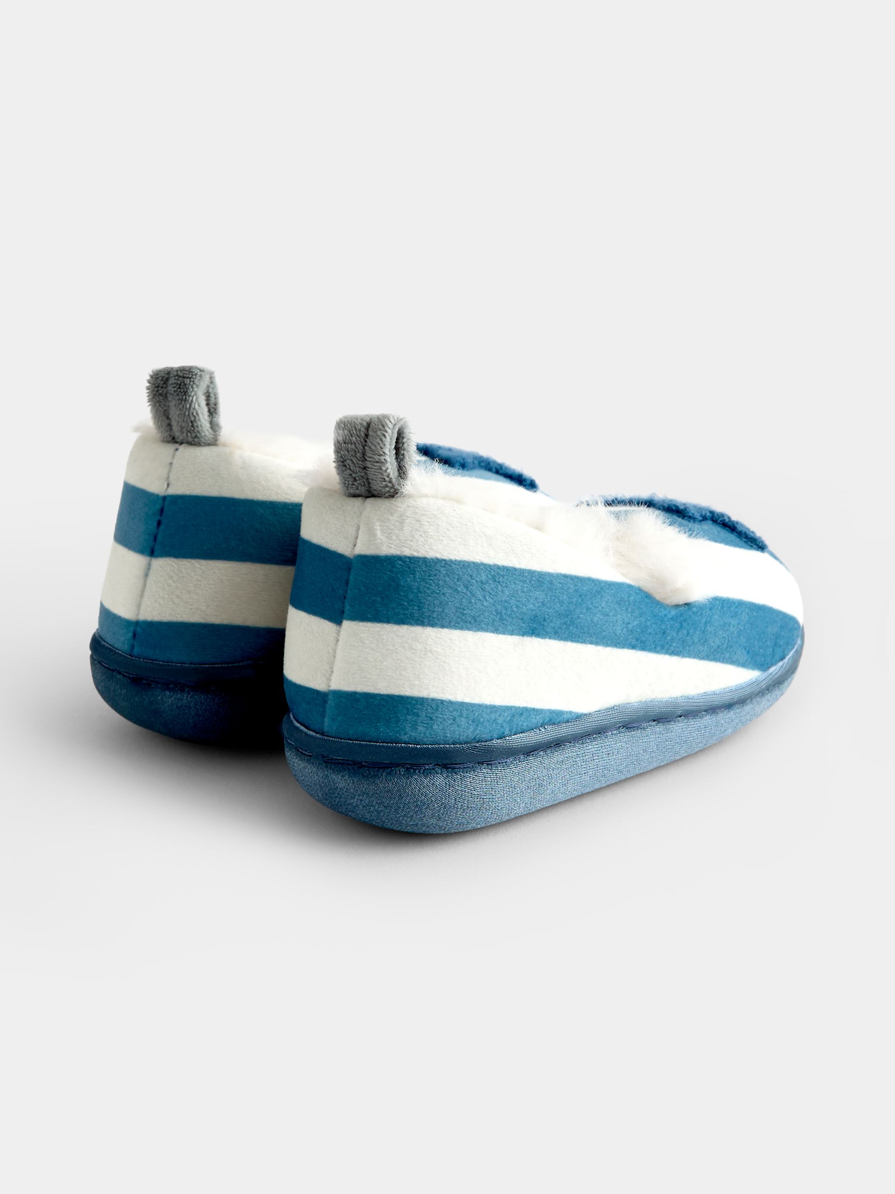 Blue Stripe Star Slippers - Image 2 of 4 Blue Stripe Star Slippers - Image 2 of 4
