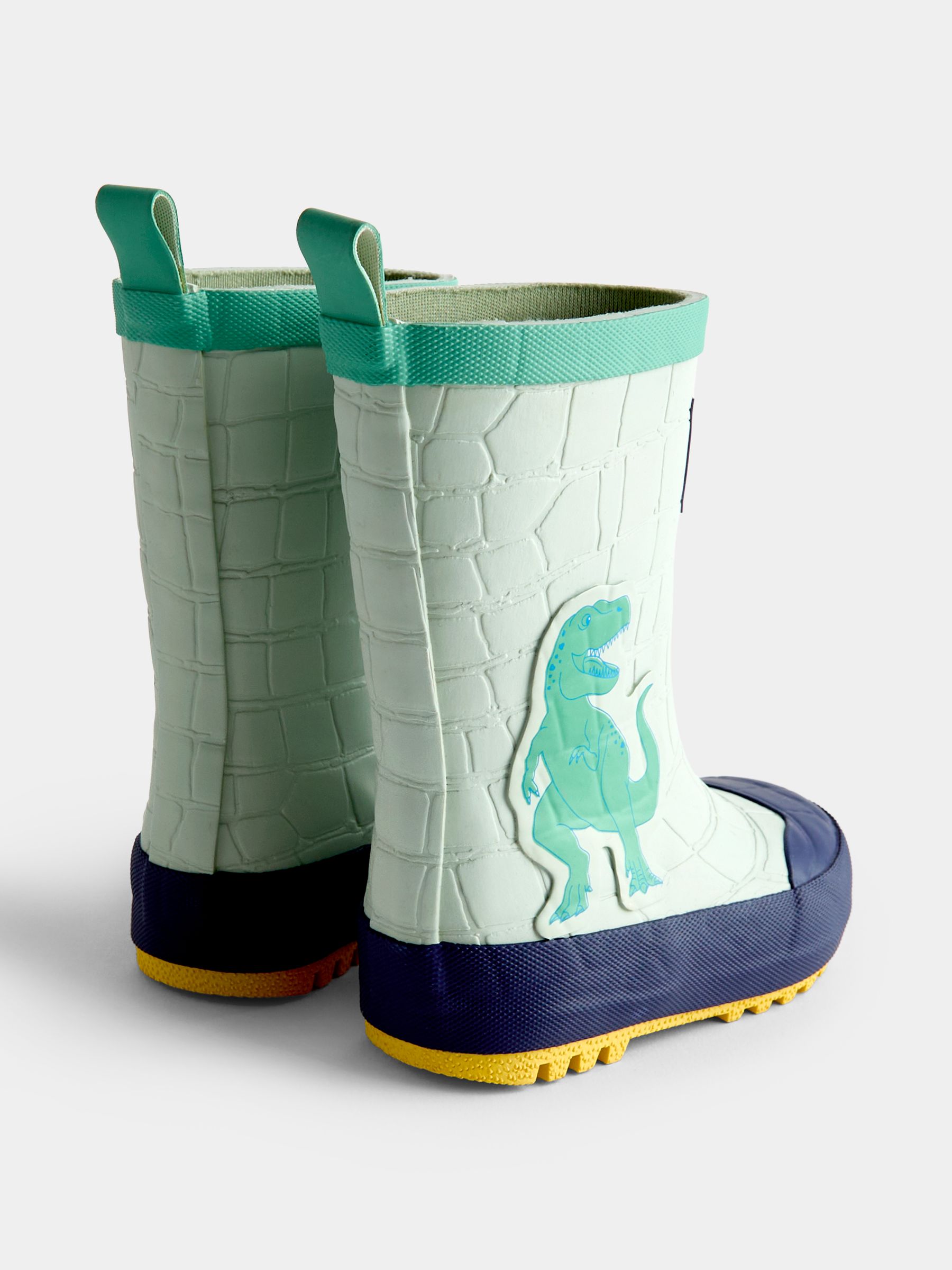 Green Dinosaur Wellies - Image 2 of 4