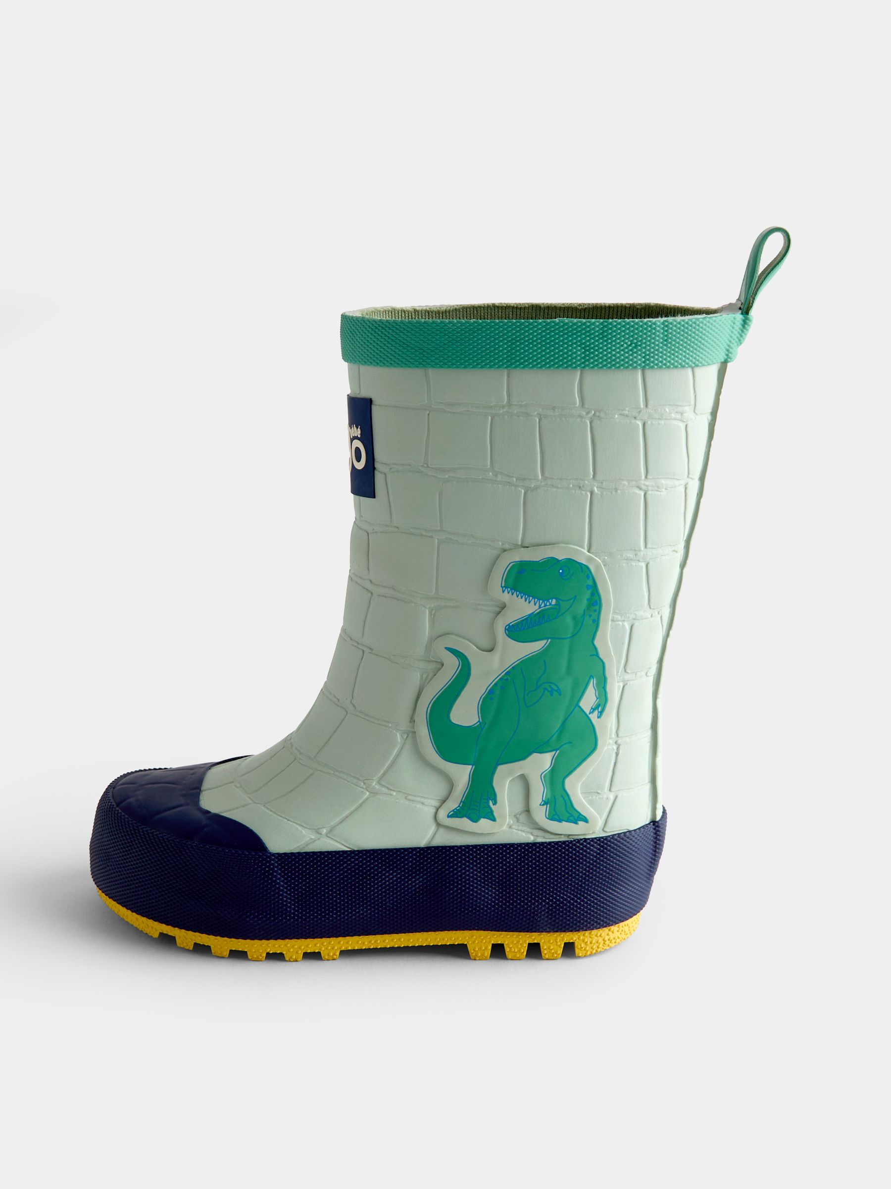 Green Dinosaur Wellies - Image 3 of 4