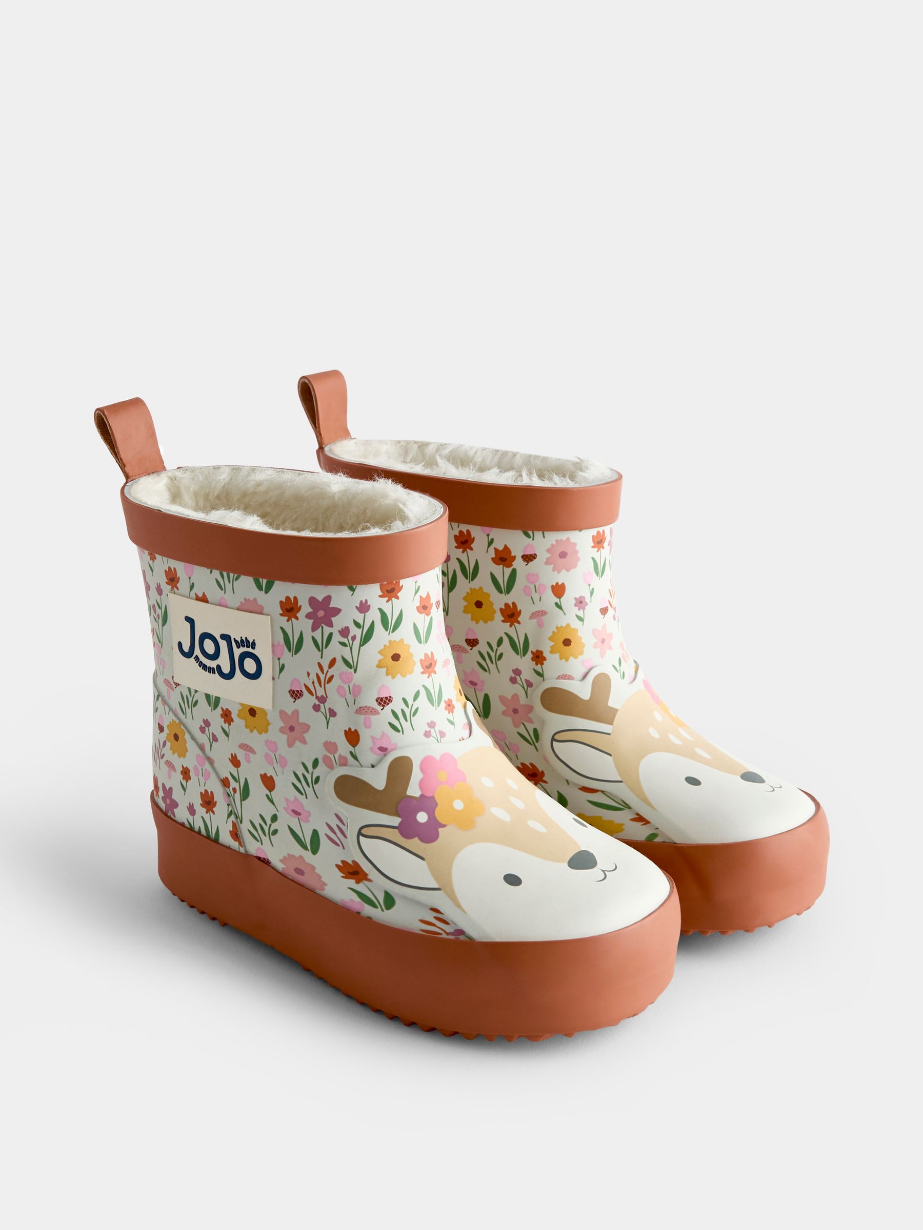 Orange Deer Cosy Ankle Wellies - Image 1 of 4