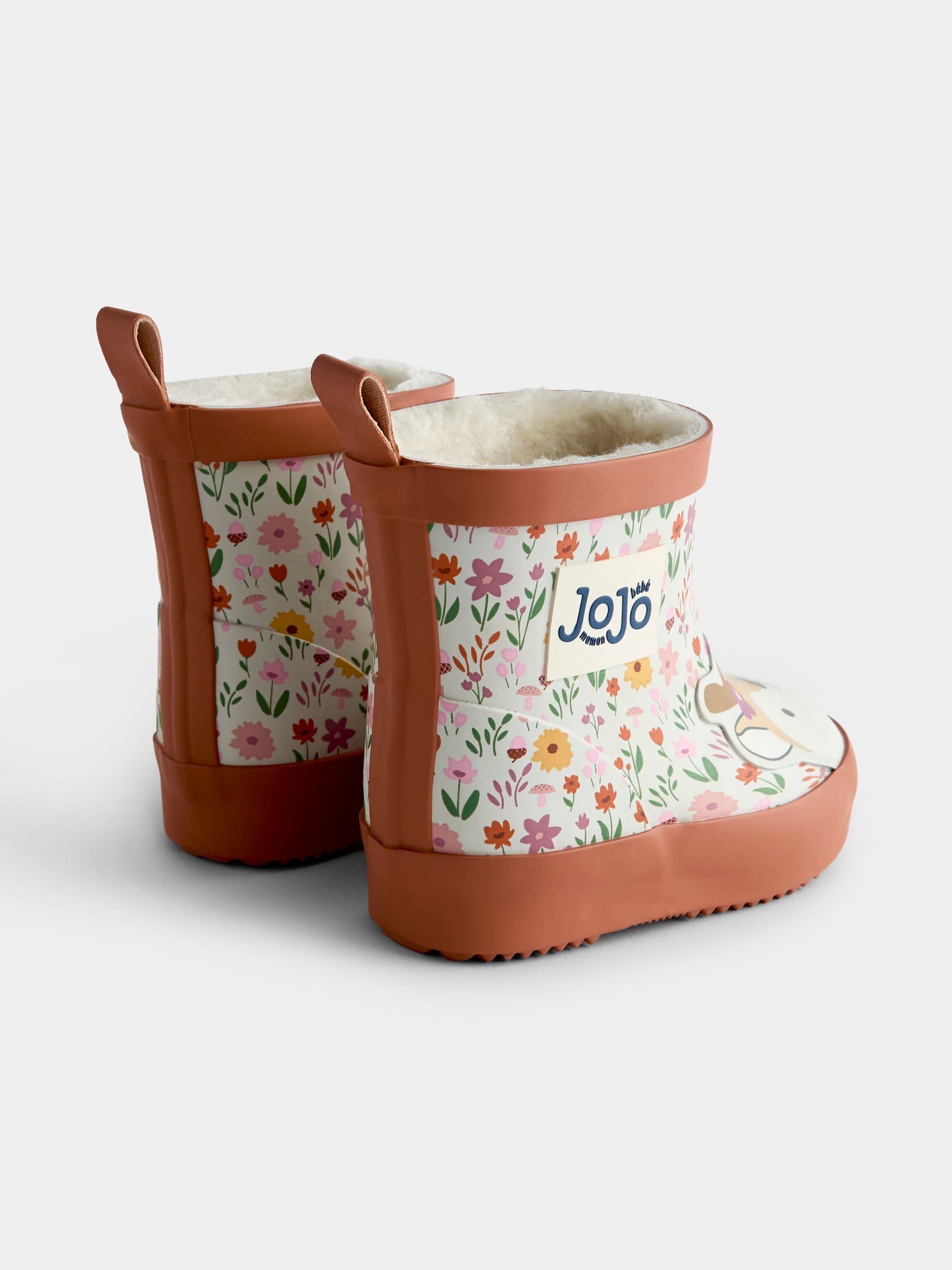 Orange Deer Cosy Ankle Wellies - Image 2 of 4 Orange Deer Cosy Ankle Wellies - Image 2 of 4