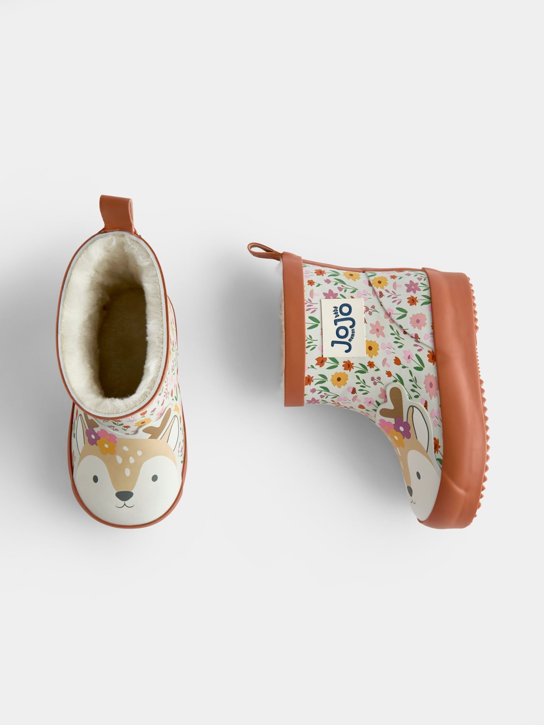 Orange Deer Cosy Ankle Wellies - Image 4 of 4 Orange Deer Cosy Ankle Wellies - Image 4 of 4