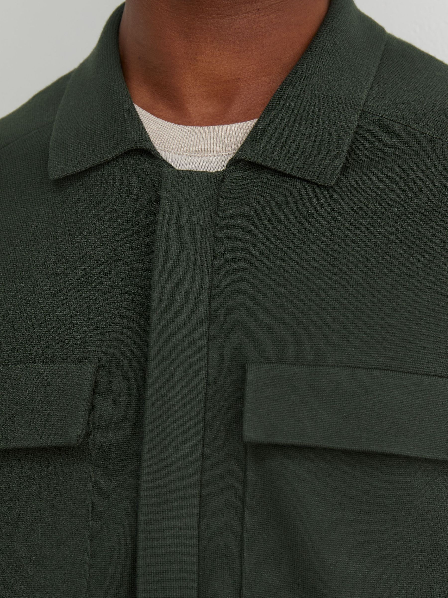 Cardigan in Dark Green - Image 4 of 6