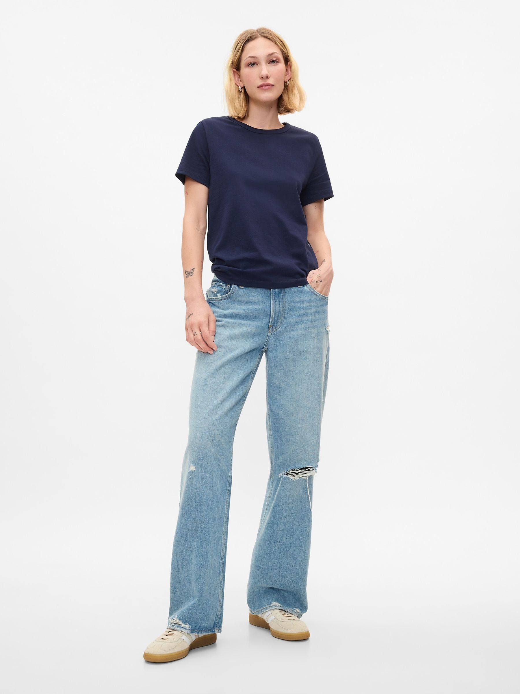 Navy VintageSoft T-Shirt - Image 3 of 4