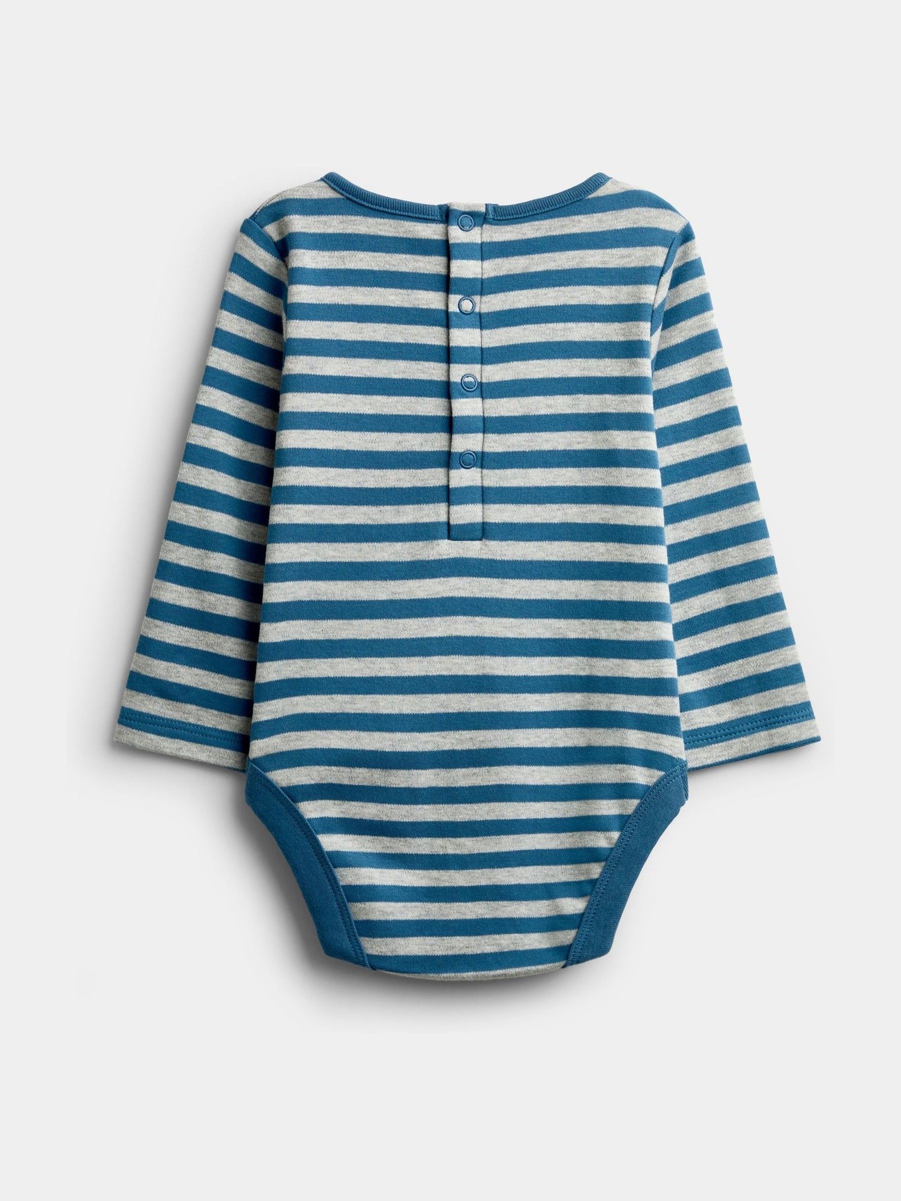 Blue Fox Jersey Dungaree & Bodysuit Set - Image 3 of 6