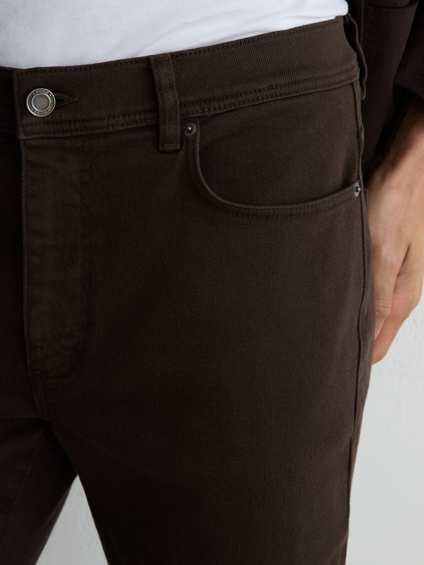 Jeans in Chocolate Brown - Image 4 of 7