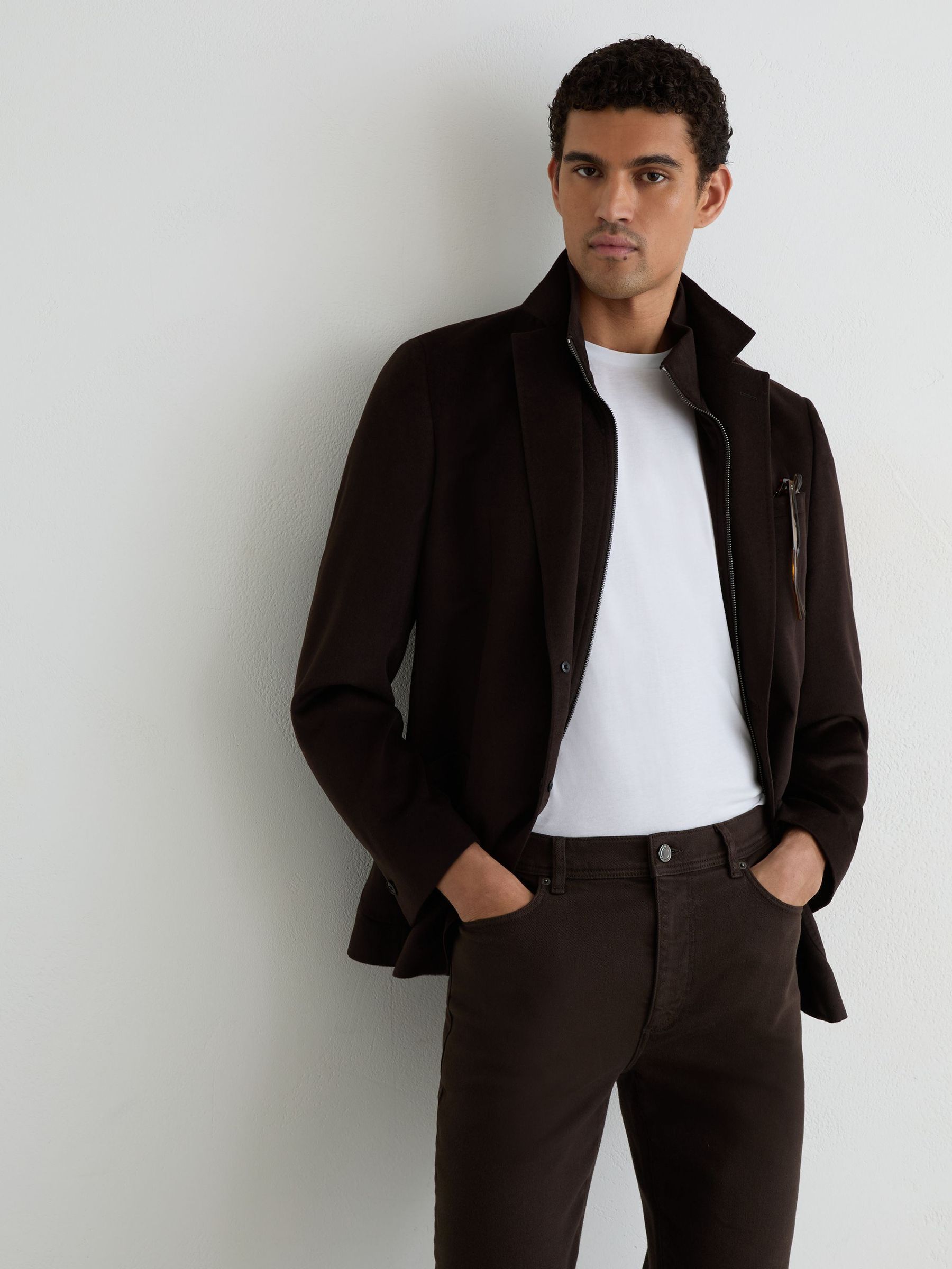Jeans in Chocolate Brown - Image 6 of 7