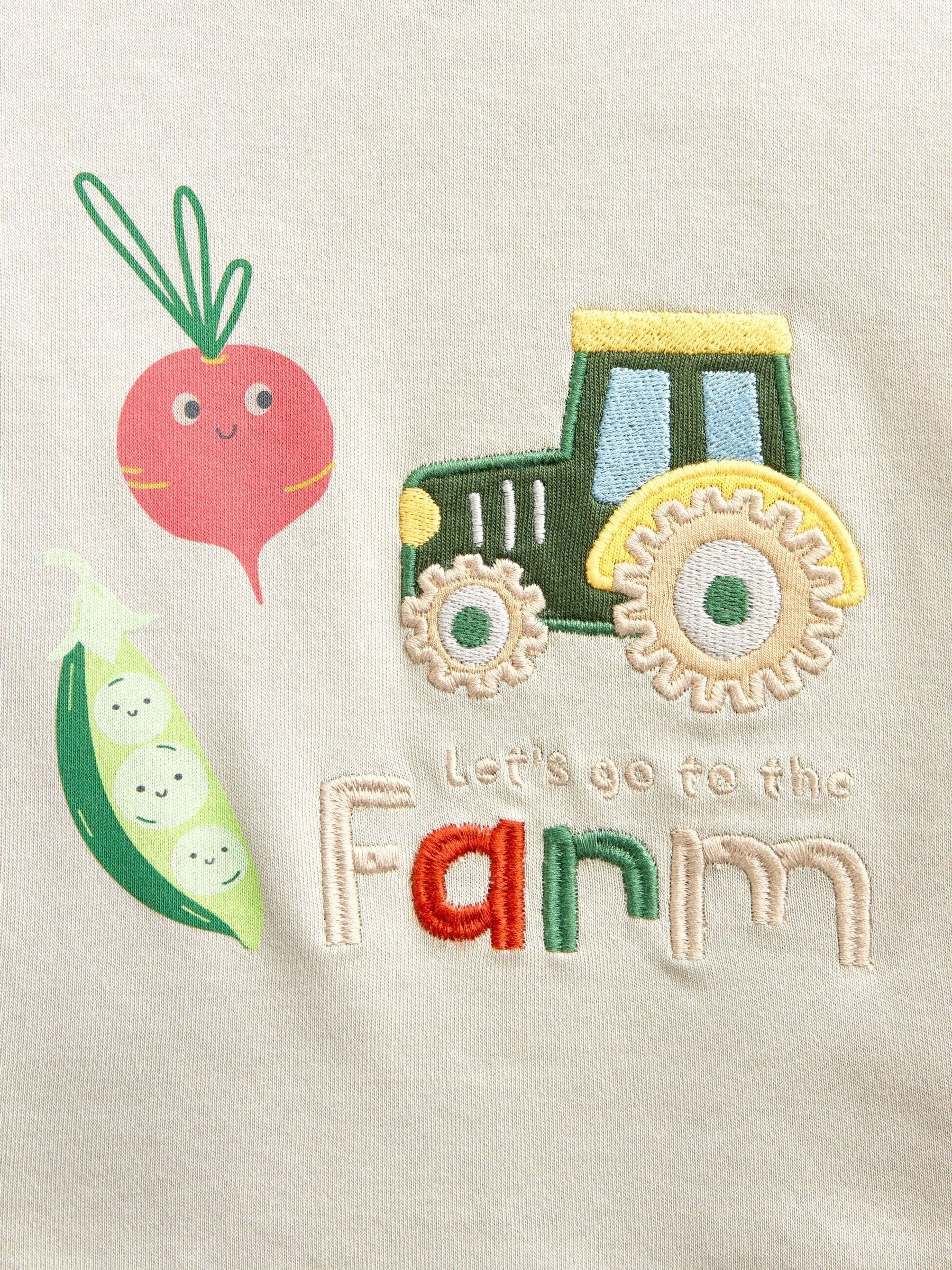 Green Farm 2-Pack Jersey Pyjamas - Image 13 of 14