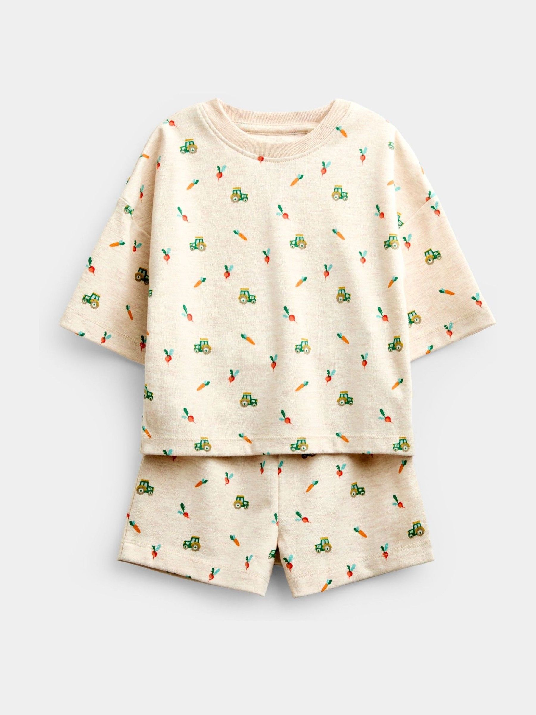 Green Farm 2-Pack Jersey Pyjamas - Image 3 of 14
