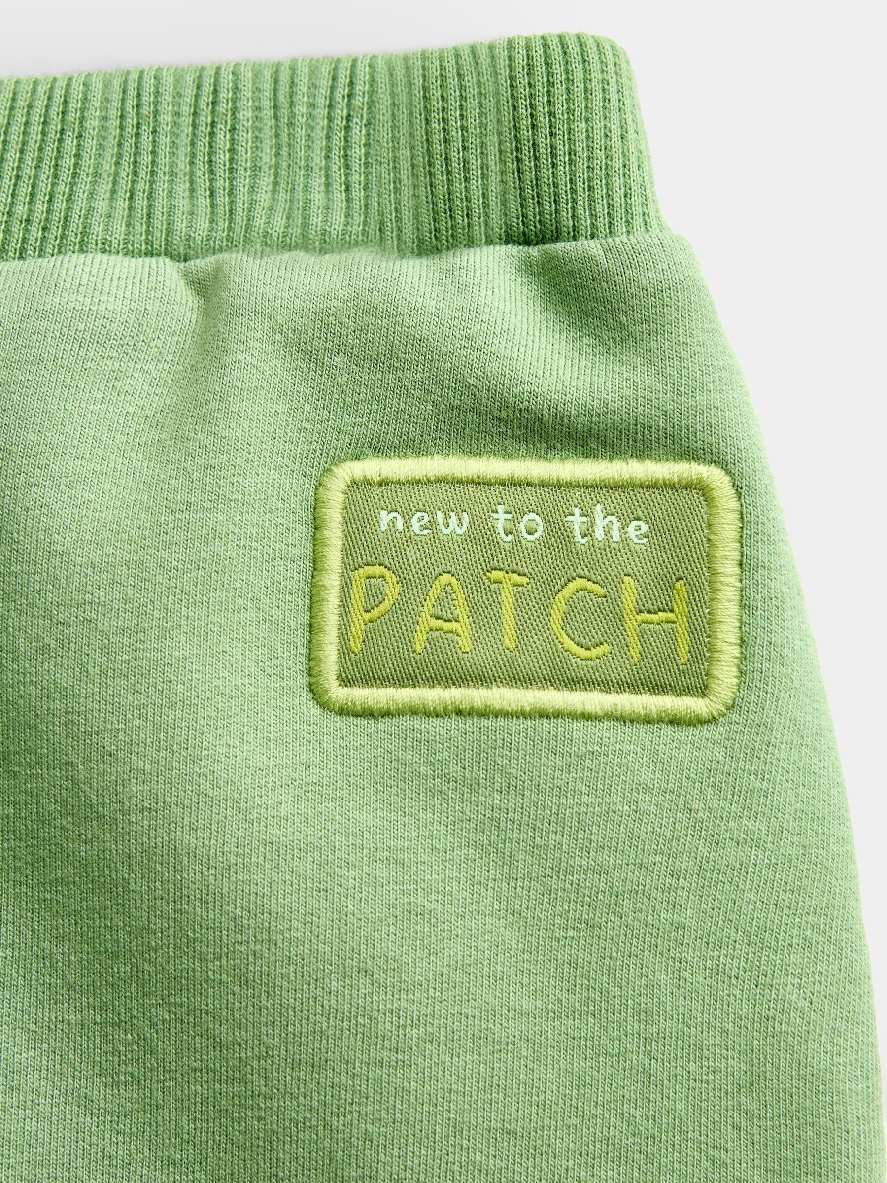 Green Vegetable Appliqué Sweatshirt & Jogger Set - Image 6 of 7