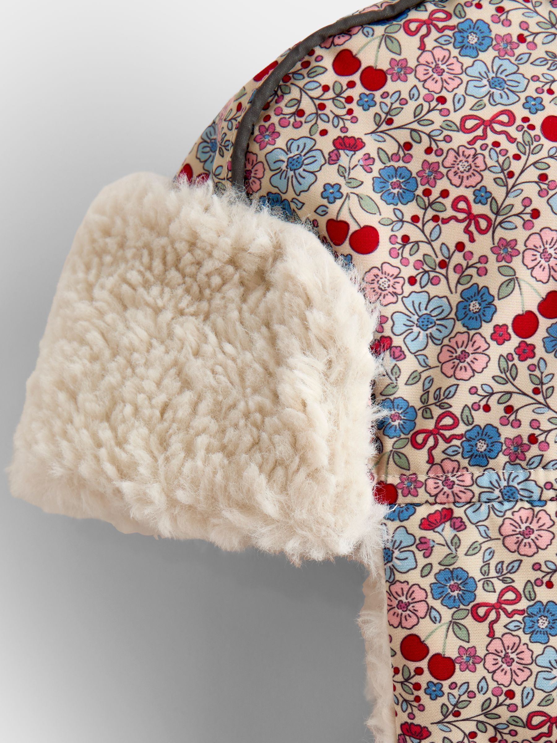 Stone Ditsy Cosy Trapper Hat - Image 4 of 4 Stone Ditsy Cosy Trapper Hat - Image 4 of 4