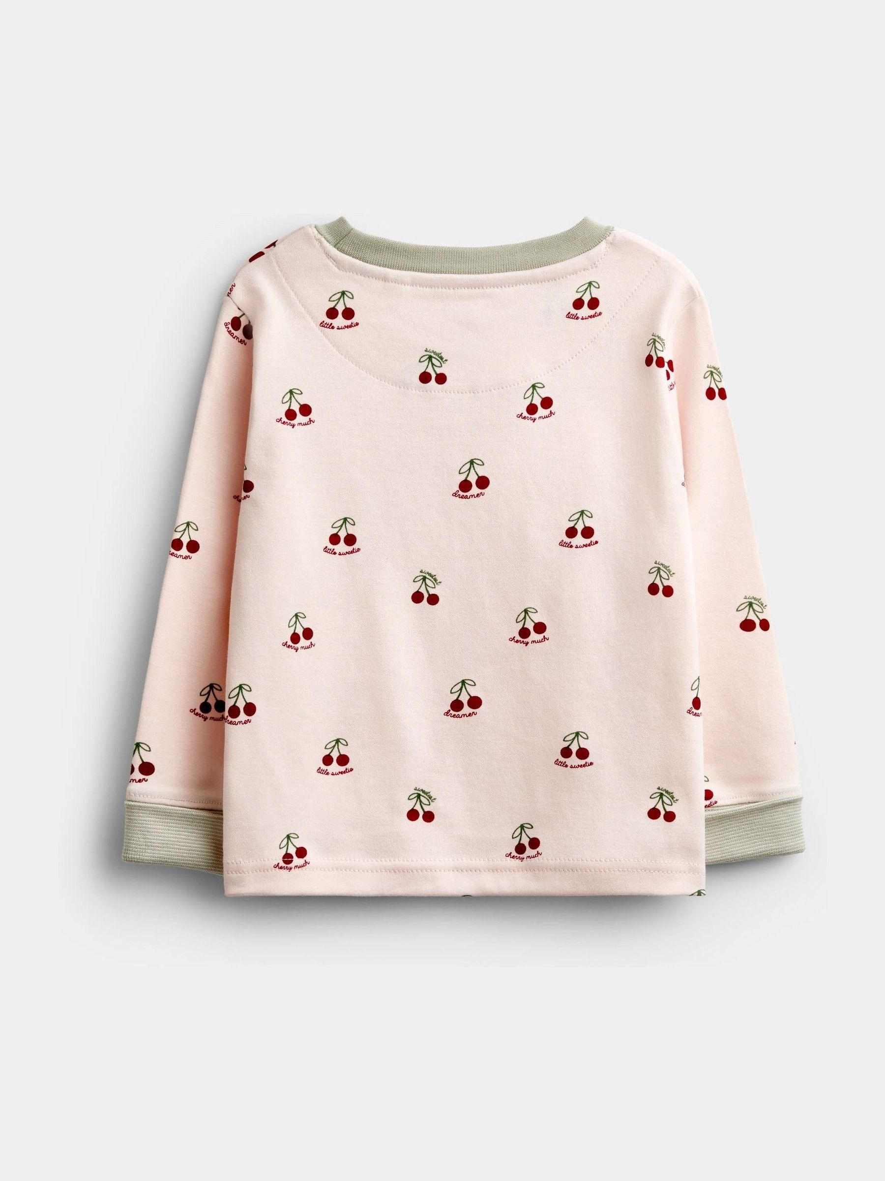 Pink Cherry Grow-With-Me Jersey Pyjamas - Image 3 of 6
