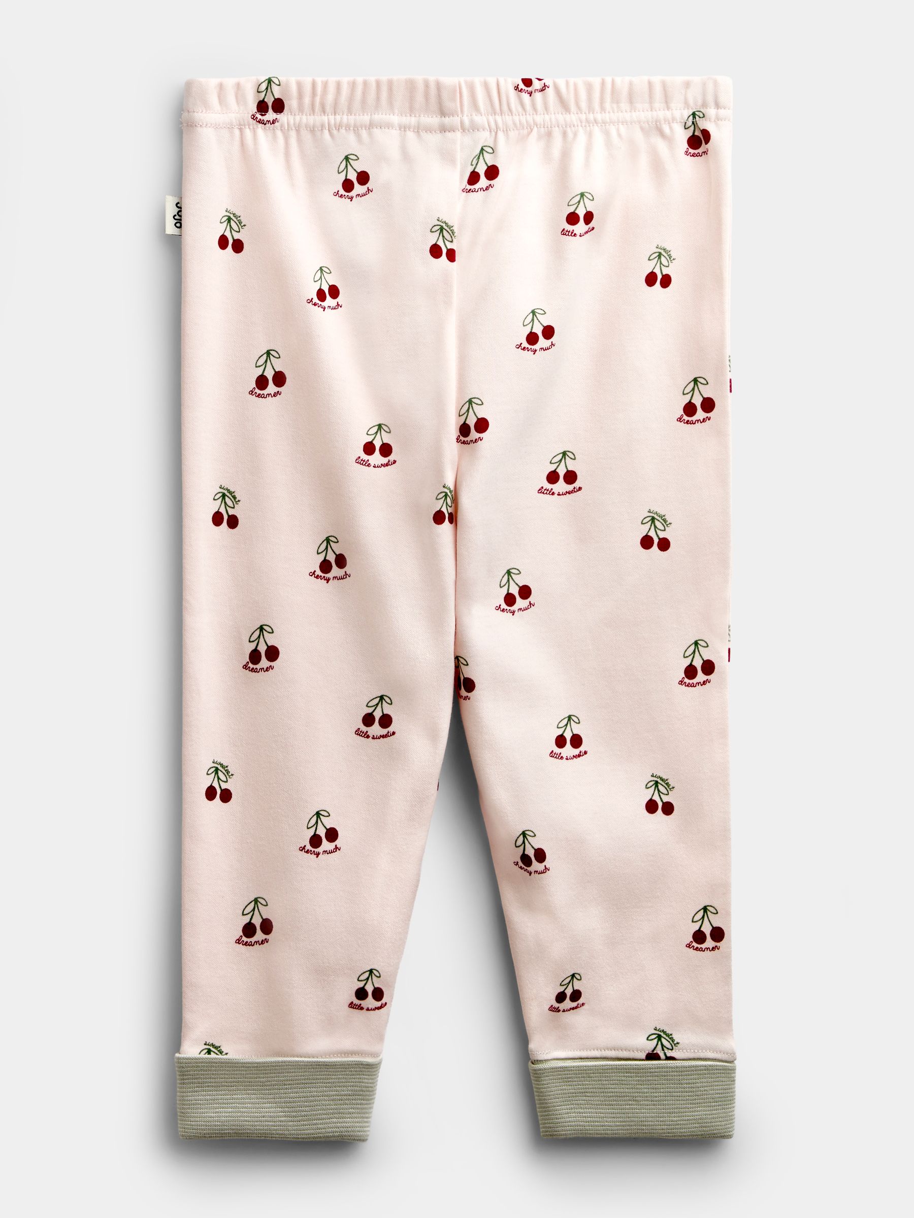Pink Cherry Grow-With-Me Jersey Pyjamas - Image 5 of 6