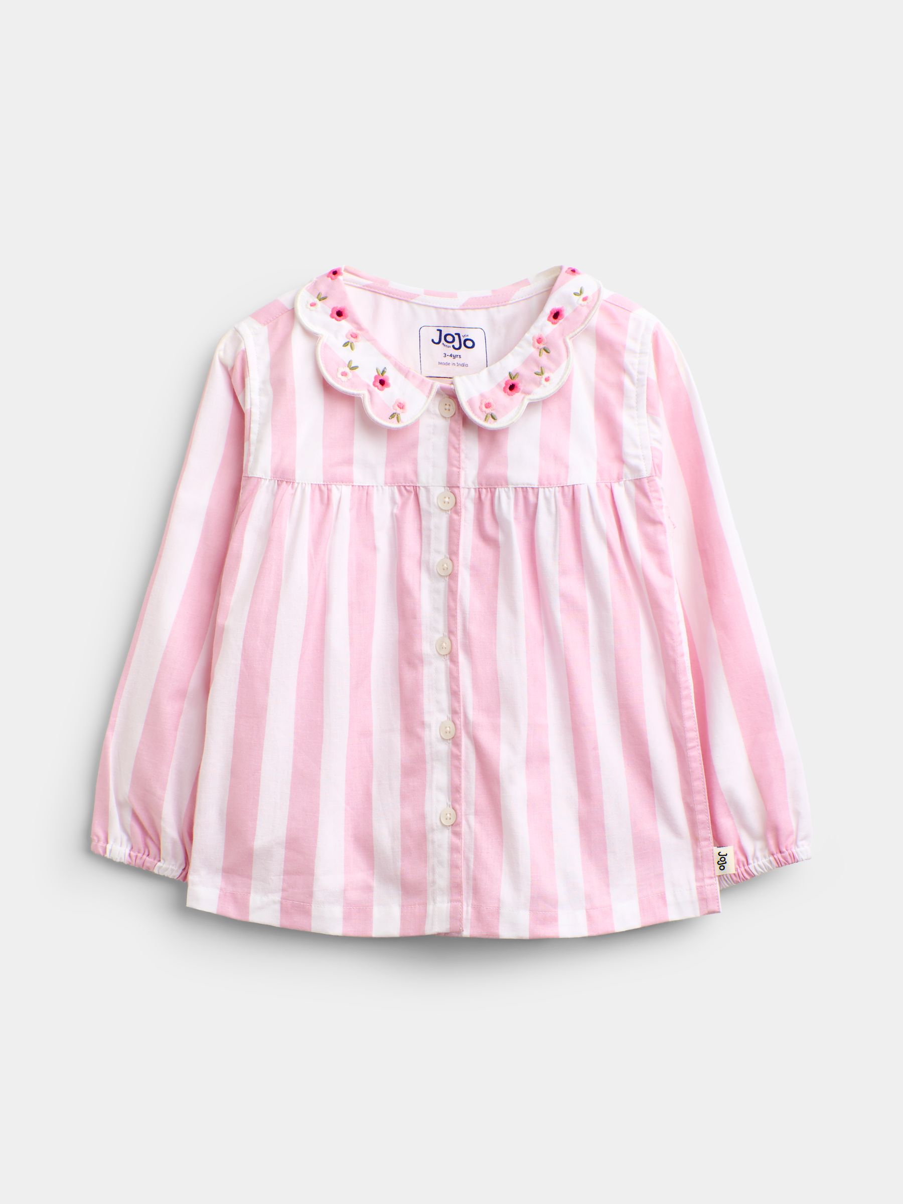 Pink Stripe Woven Pyjamas - Image 4 of 8