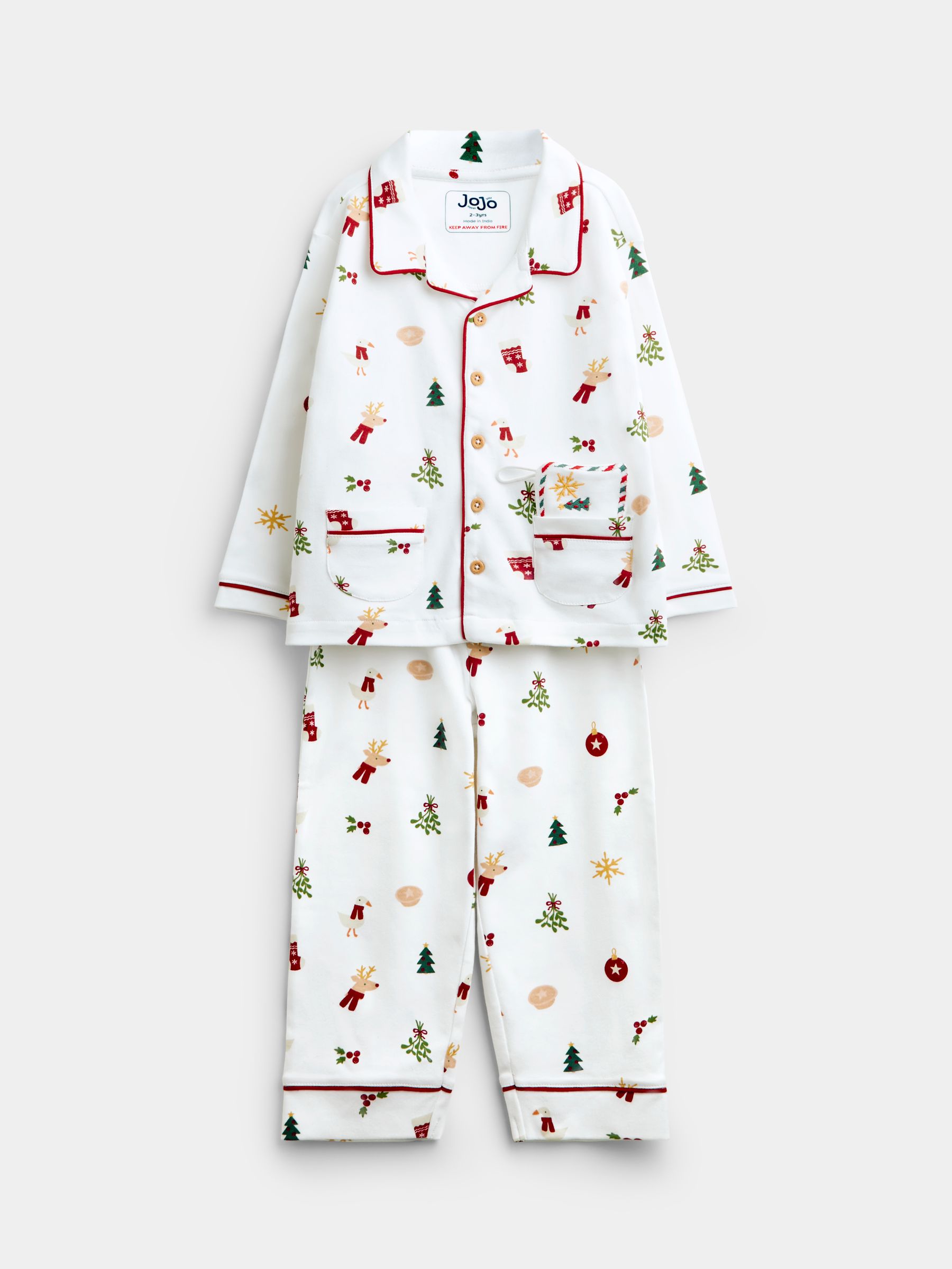 White Christmas Letter to Santa Pyjamas - Image 1 of 8