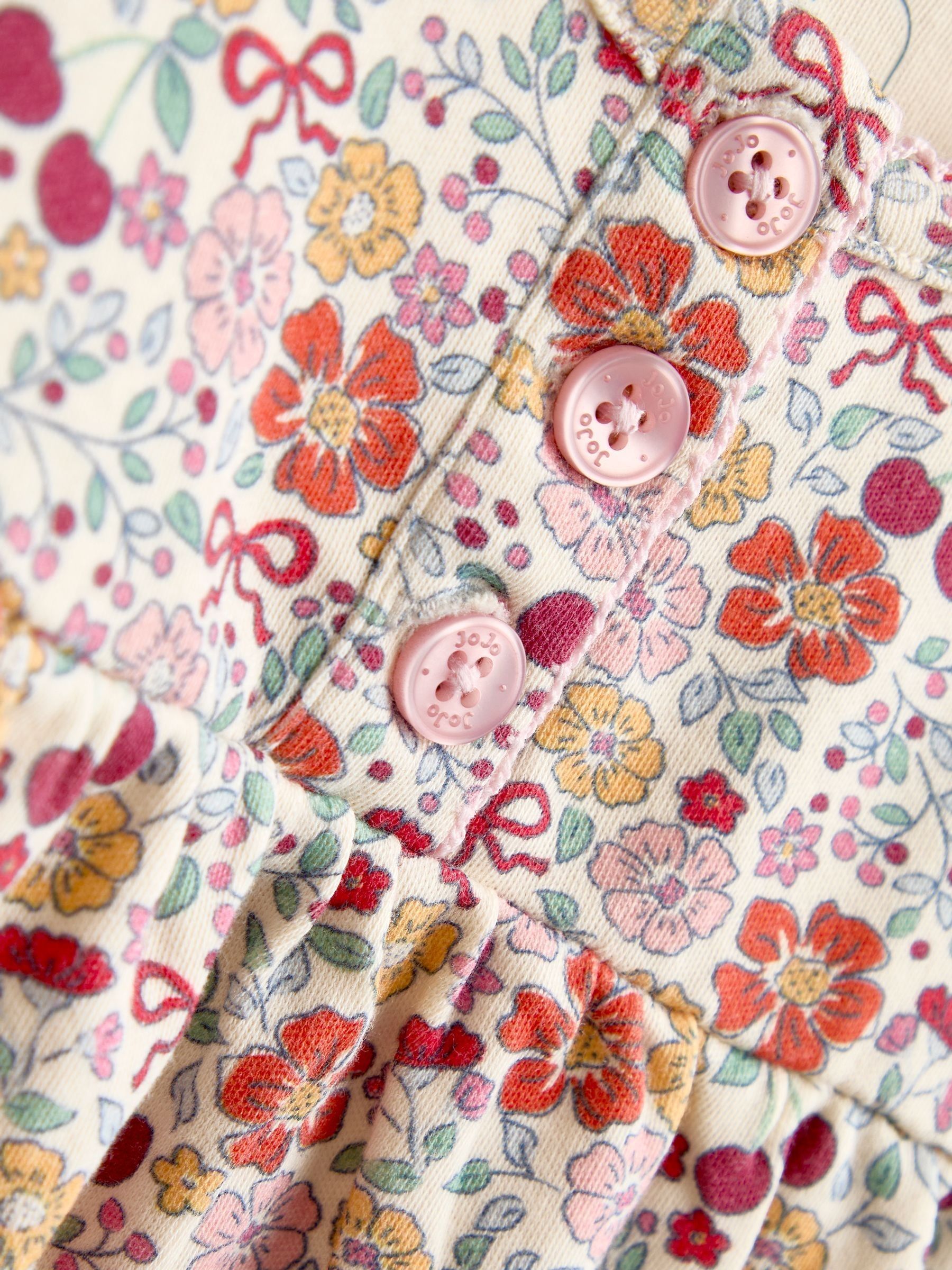 Multi Floral Jersey Pyjamas - Image 6 of 6