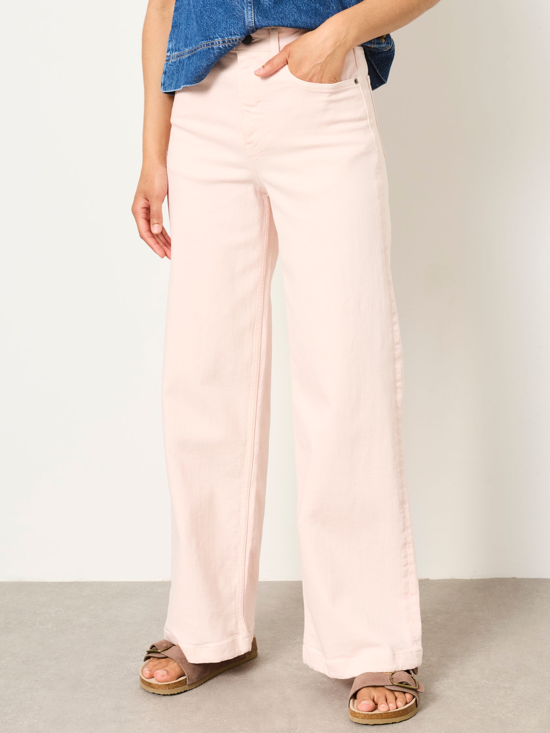 Welling Pink Wide Leg Jeans - Image 1 of 6