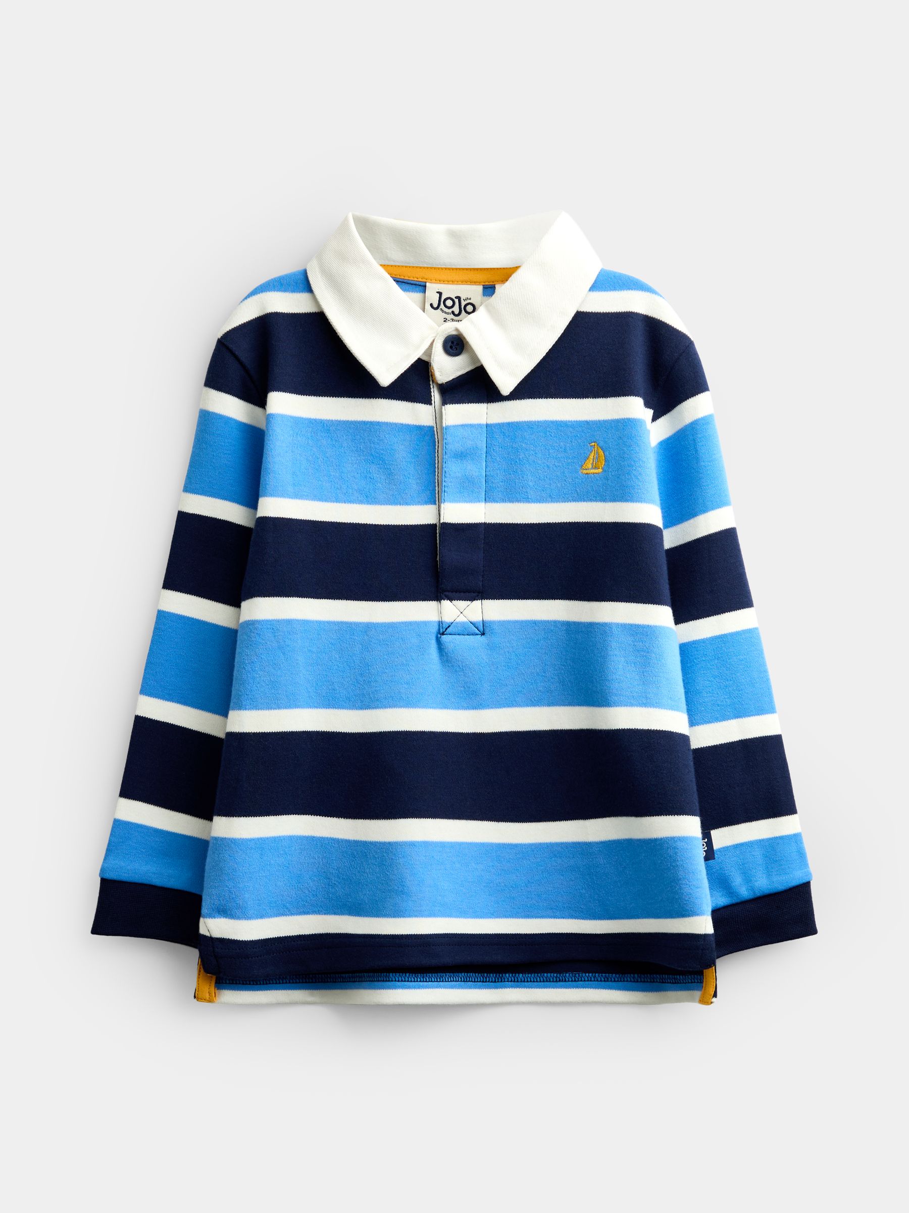 Blue Classic Stripe Rugby Top - Image 1 of 4