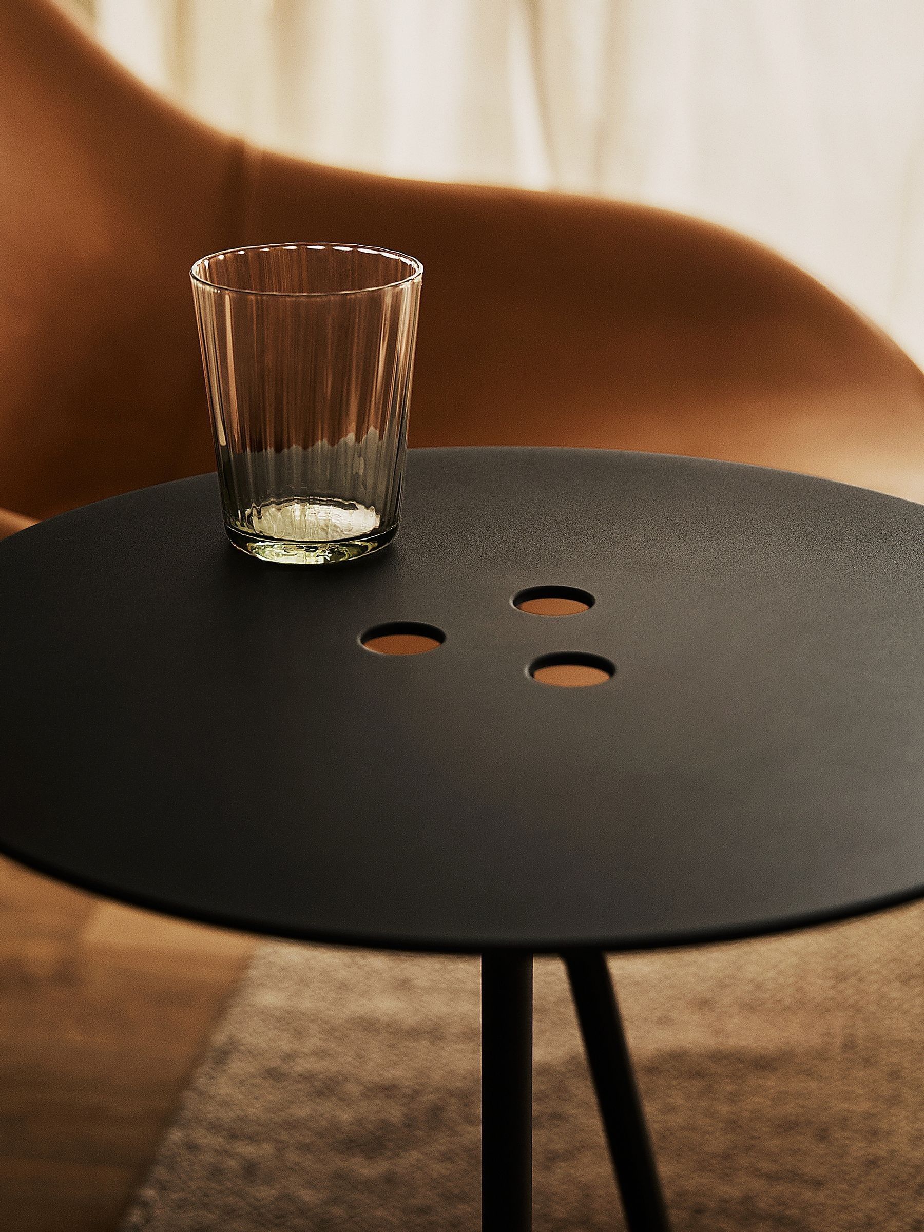 The Conran Shop Black Ten-Pin Side Table - Image 2 of 5 The Conran Shop Black Ten-Pin Side Table - Image 2 of 5
