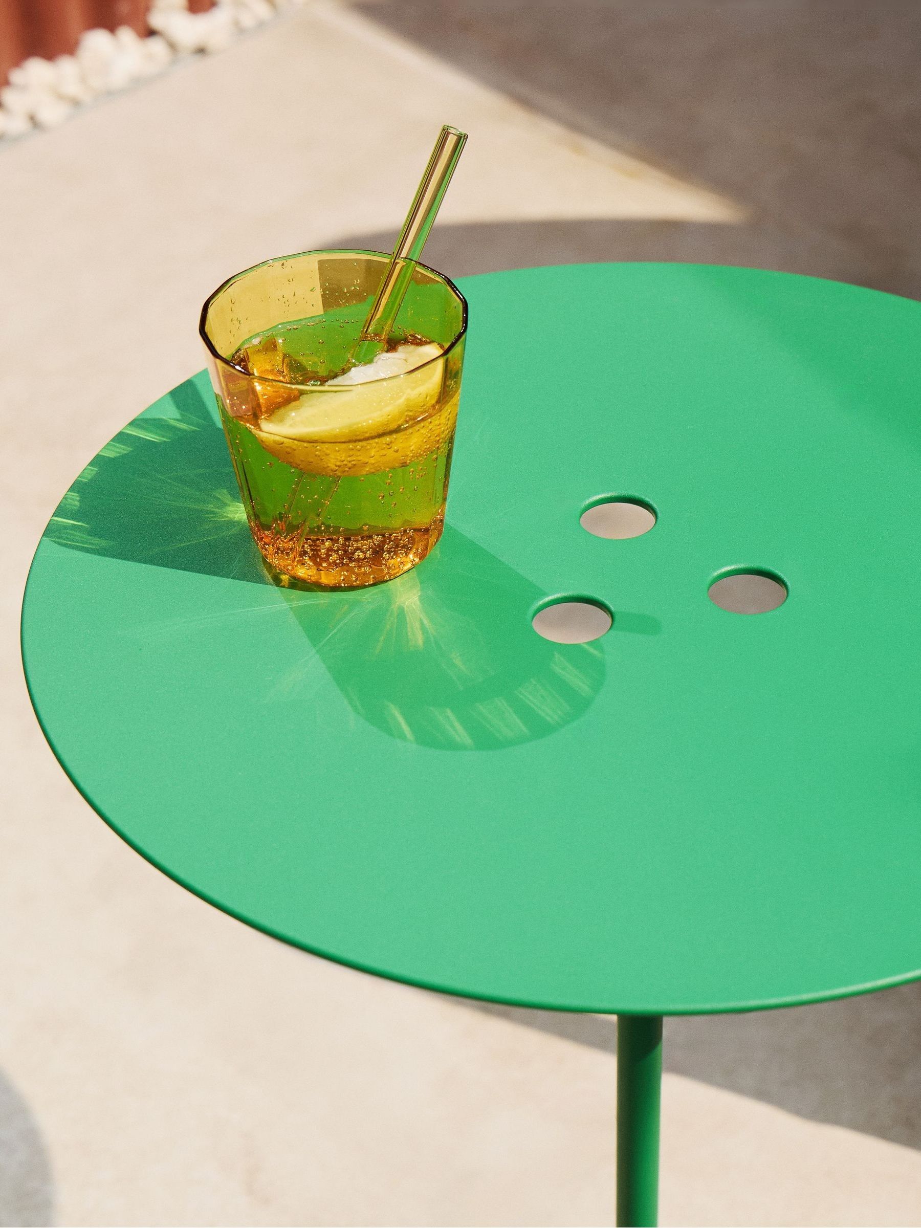 The Conran Shop Green Ten-Pin Side Table - Image 2 of 4